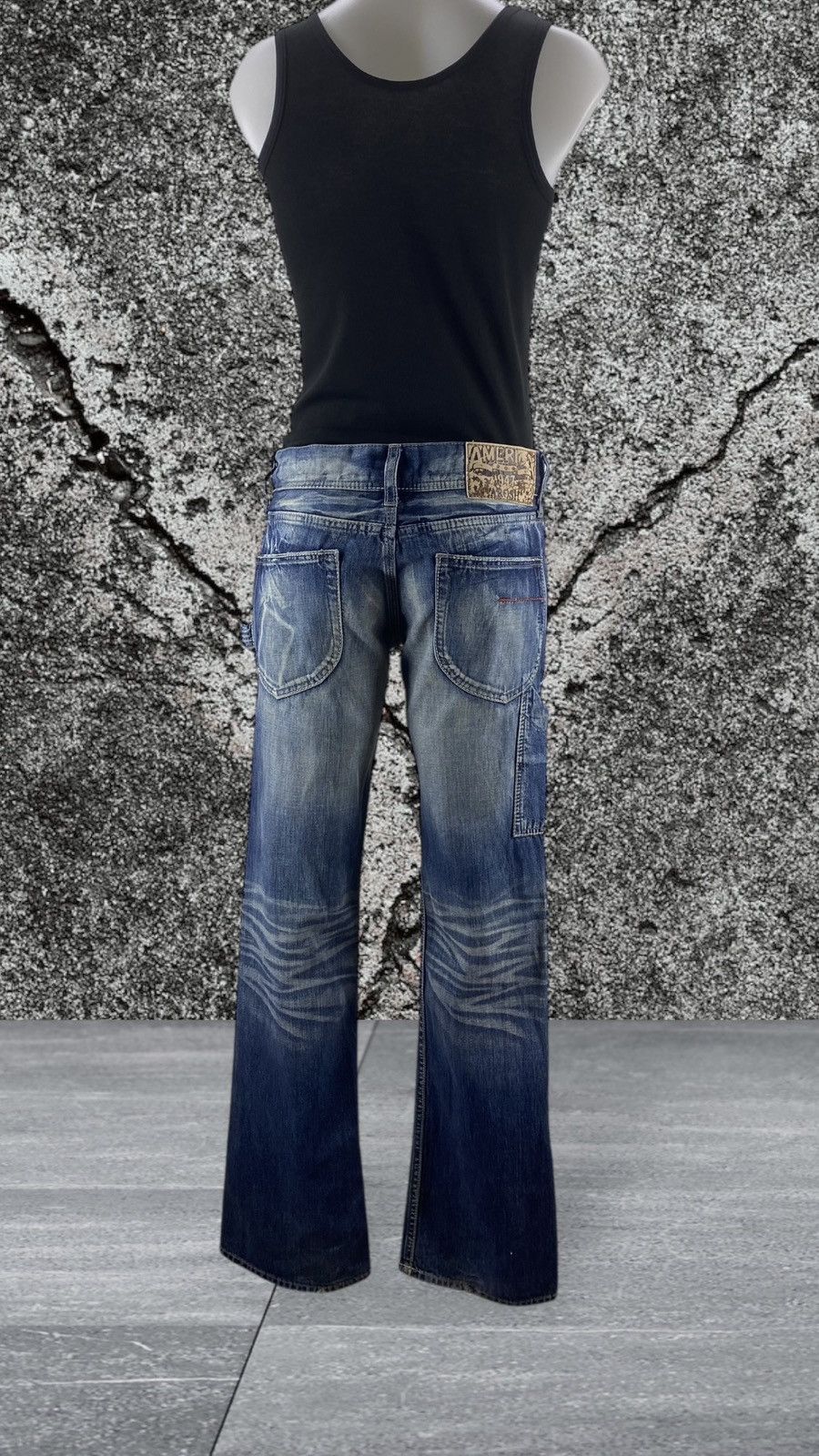 Vintage × Wrangler Varosh Carpenter Denim Jeans Japan Skateboards Size US 26 / EU 42 - 4 Thumbnail