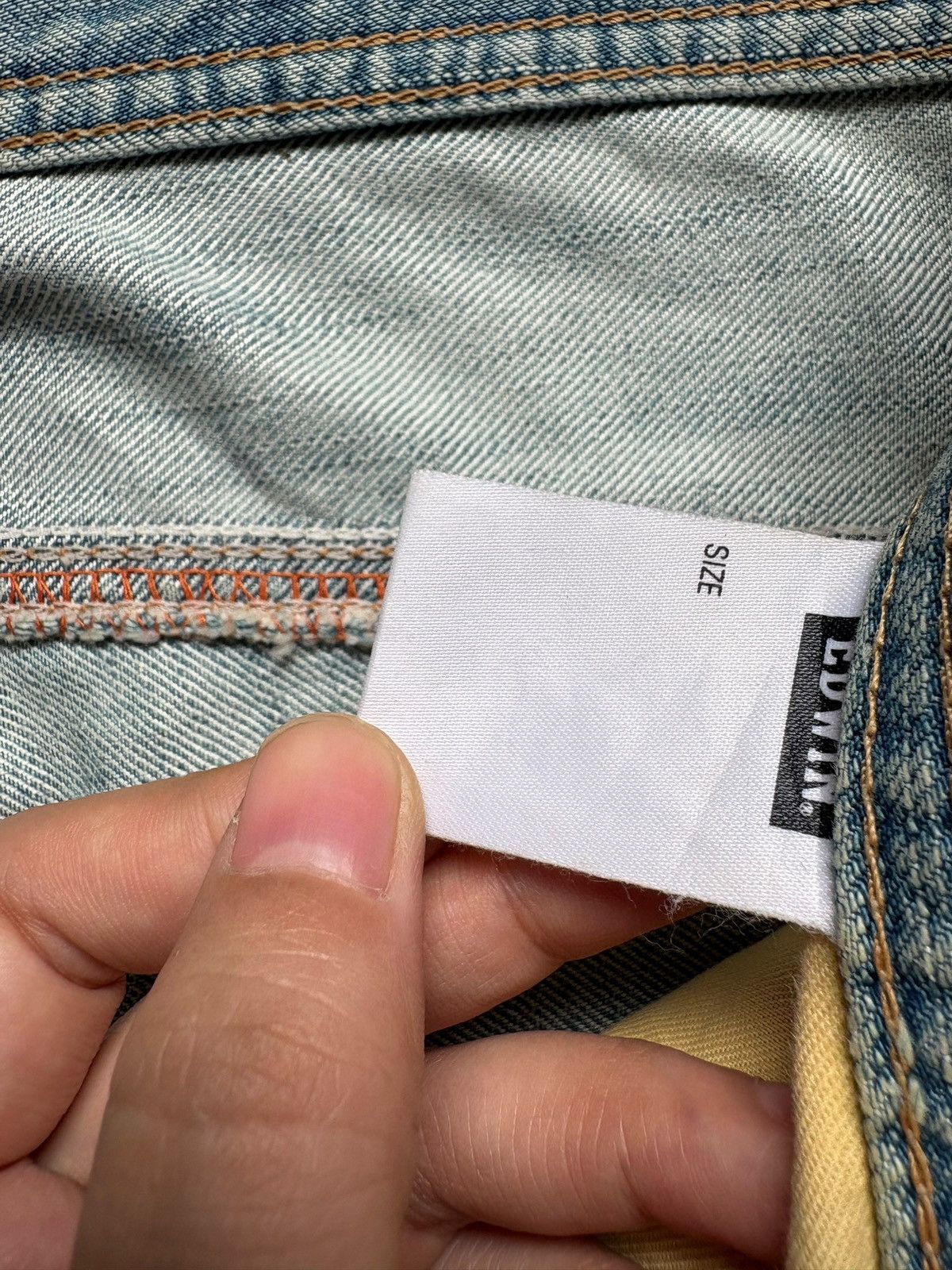 Edwin × Japanese Brand Vintage Edwin E Function Mud Wash Distress Baggy Jeans Size US 36 / EU 52 - 10 Thumbnail
