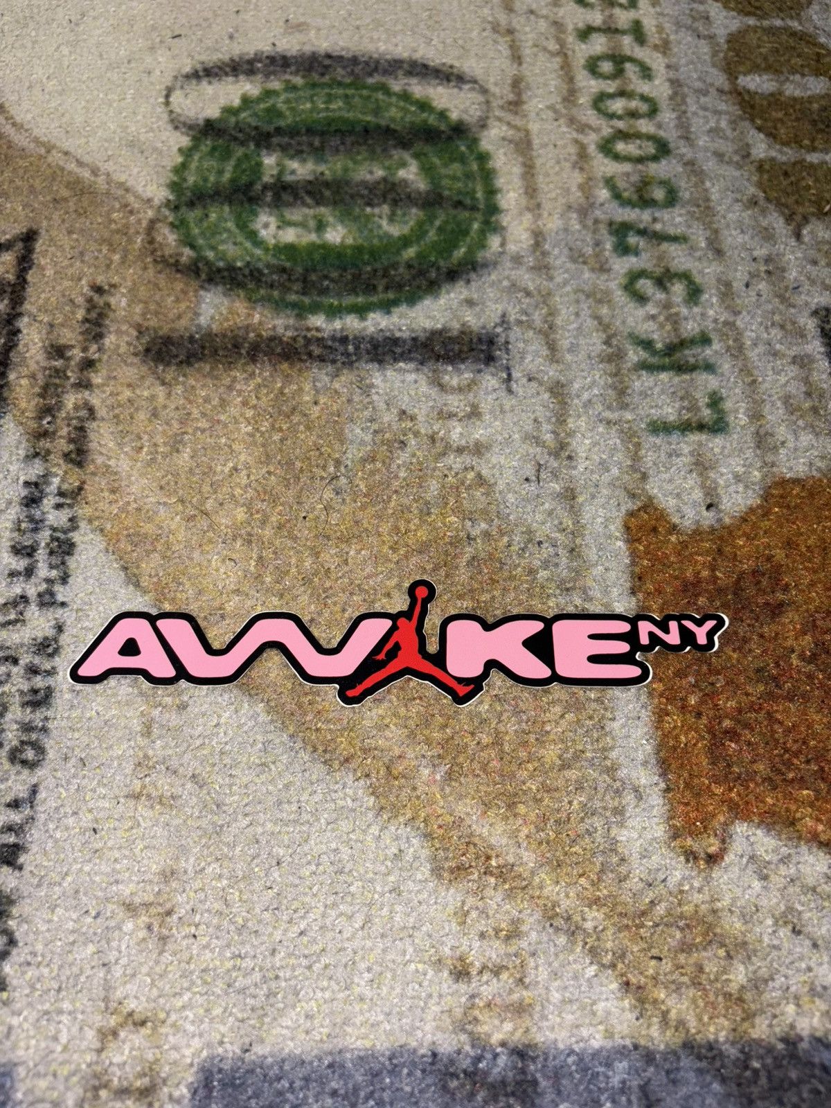 Awake NY × Jordan Brand Awake New York x Jumpman Jordan Logo Sticker Size ONE SIZE - 1 Thumbnail