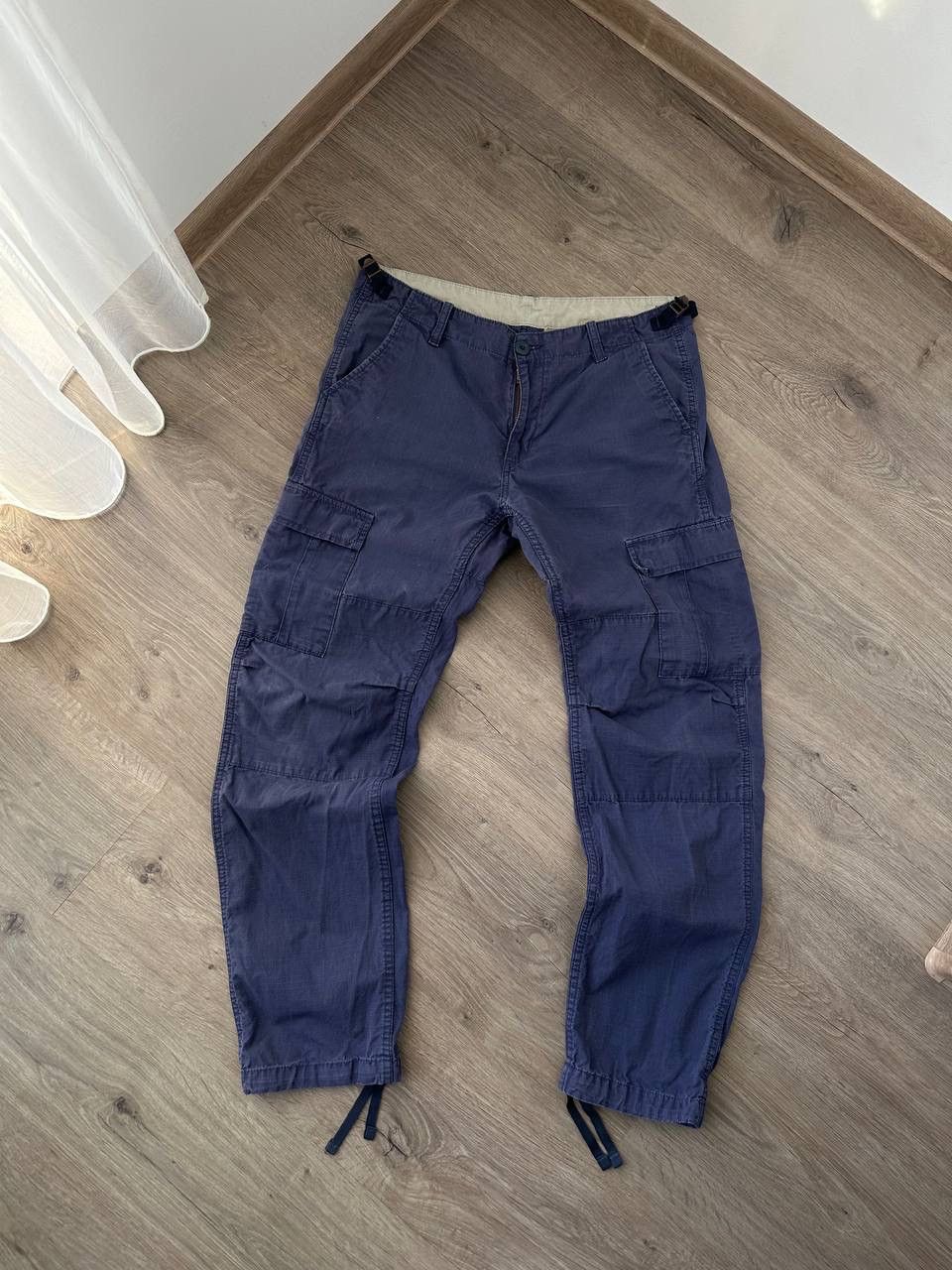 Carhartt × Carhartt Wip × Vintage Vintage Carhartt Aviation Blue Cargo Pants Size US 32 / EU 48 - 11 Thumbnail