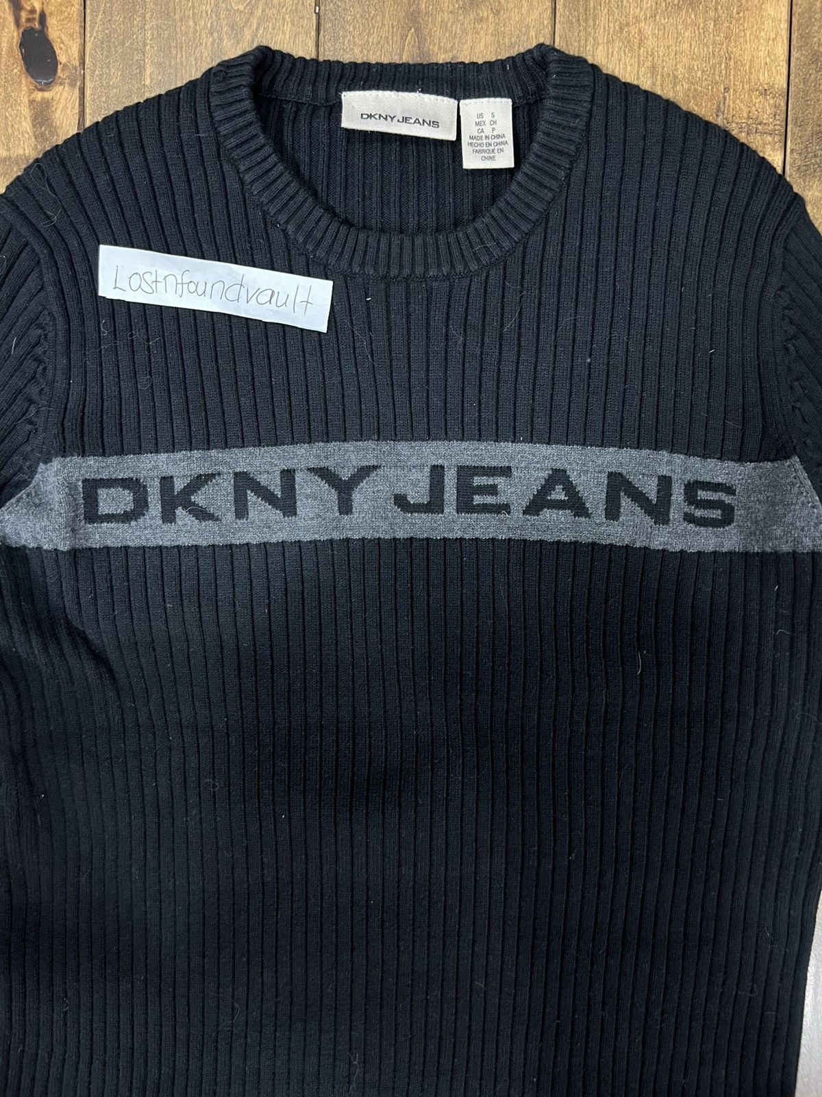 DKNY DKNY Heavy-cotton Ribbed Sweater Size US S / EU 44-46 / 1 - 7 Thumbnail