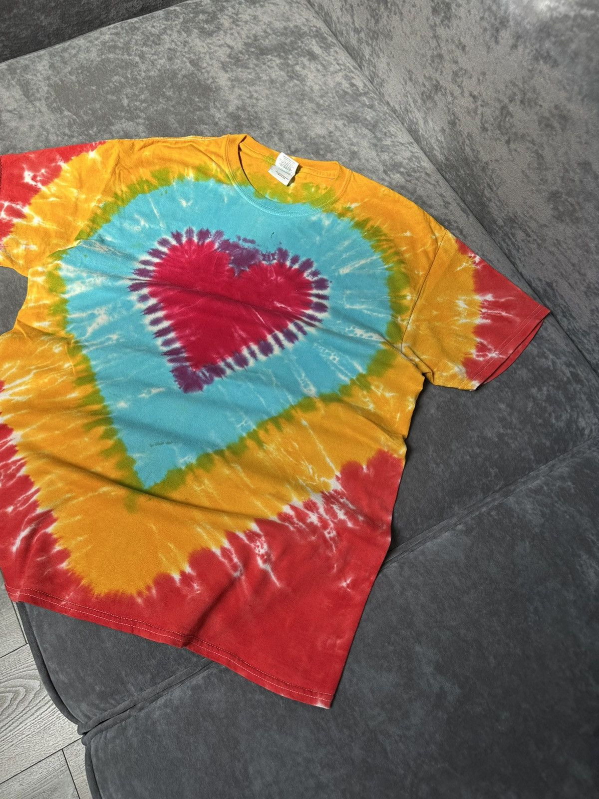 Band Tees Heart ❤️ Custom Tie Dye Size US L / EU 52-54 / 3 - 2 Thumbnail