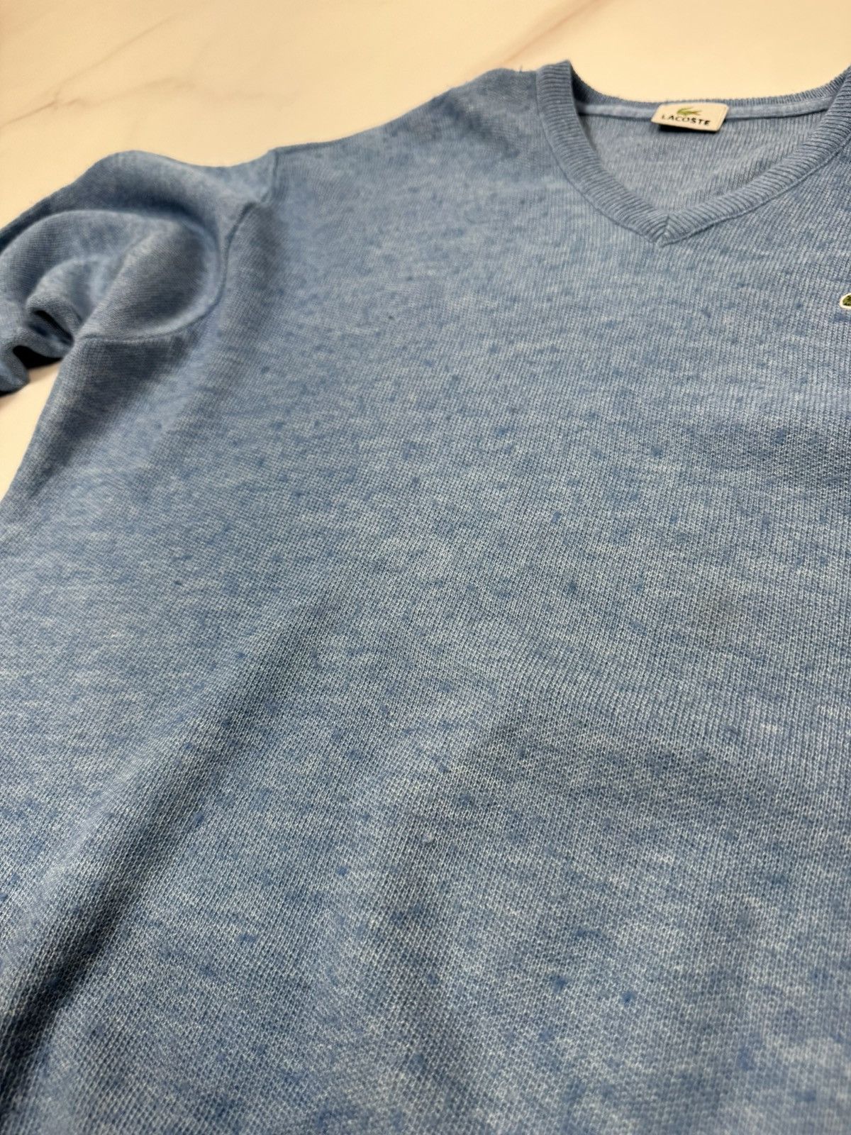 Lacoste Lacoste Vintage V-neck Sweater made in France Size US XL / EU 56 / 4 - 9 Thumbnail