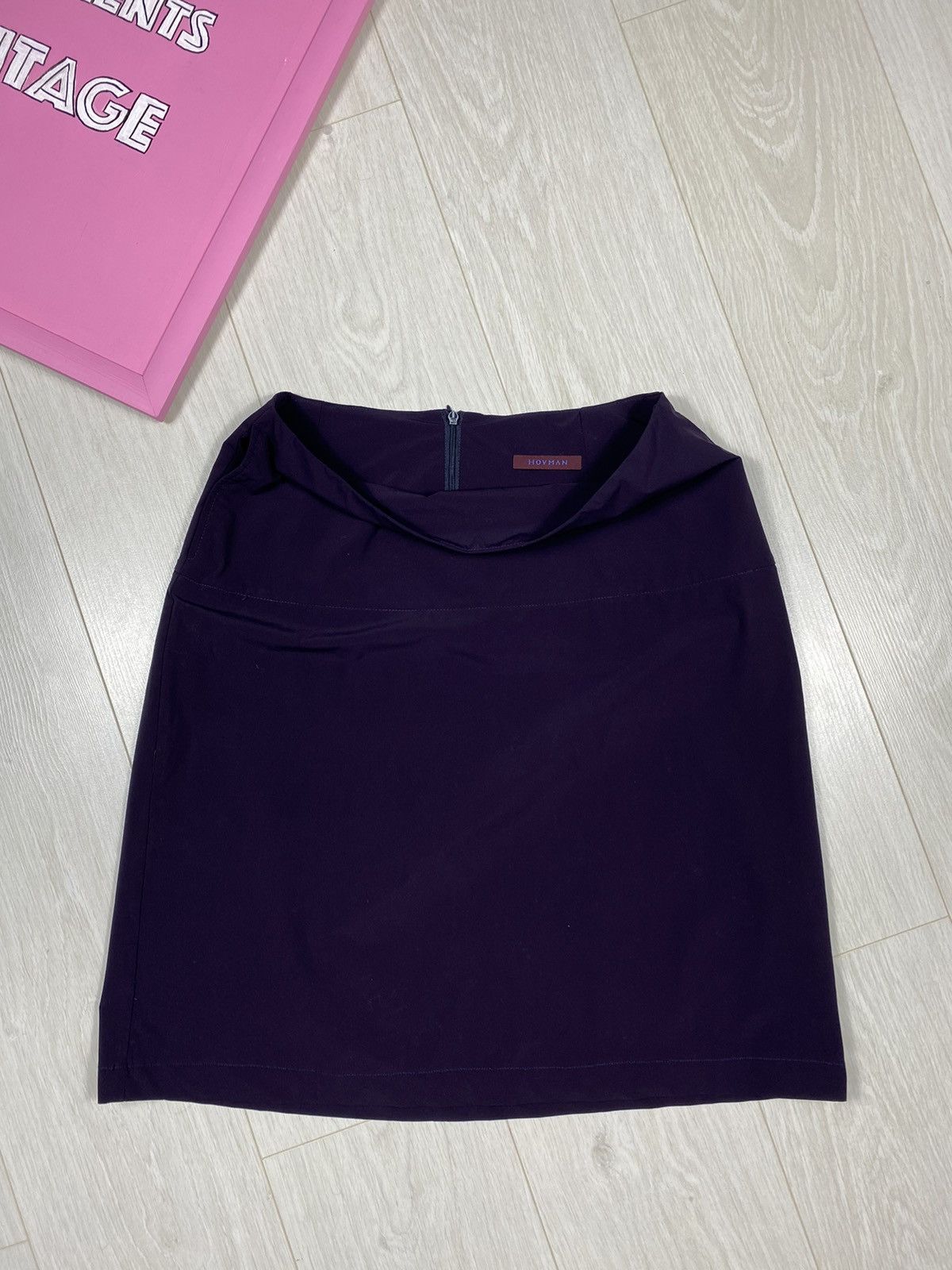 Designer Hovman Side Ruche Skirt Pencil Size 30" / US 8 / IT 44 - 7 Thumbnail