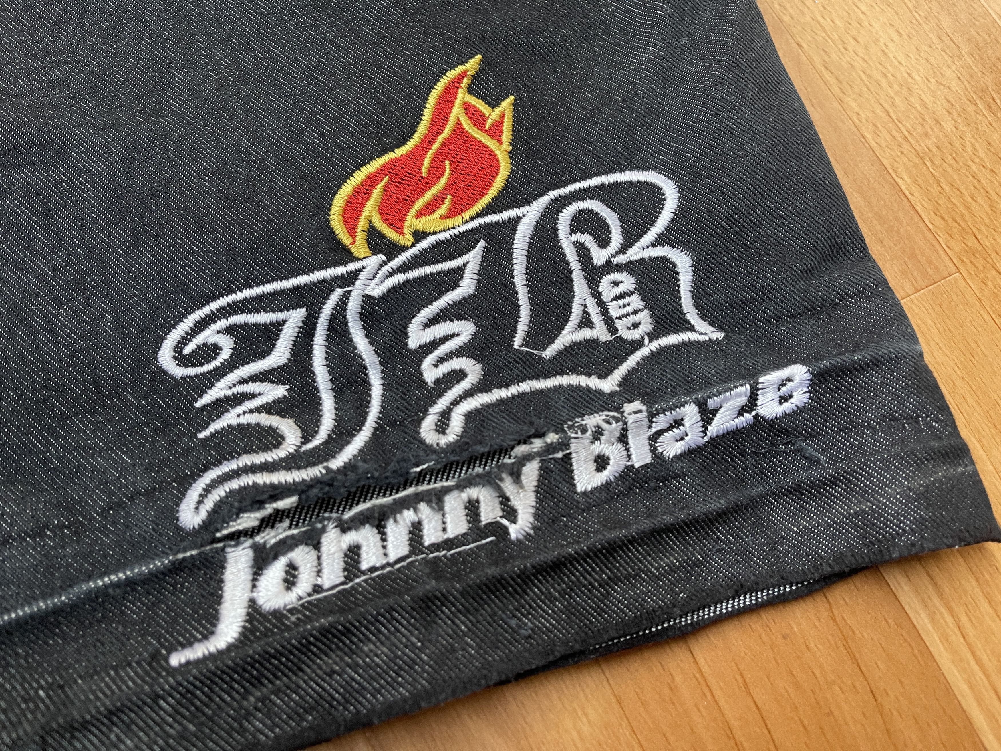 Wu-Tang Clan Johnny Blaze jeans shiny metallic silver baggy Wu Wear 26 Size US 26 / EU 42 - 6 Thumbnail