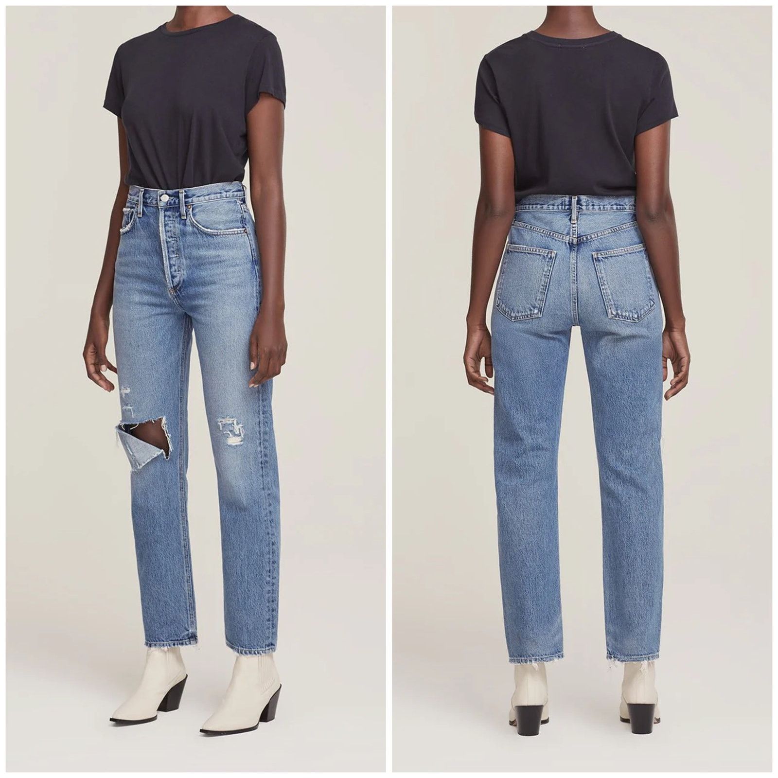 Agolde AGOLDE 90s Pinch Waist Jean Lineup Wash Size 24" / US 00 / IT 34 - 1 Thumbnail