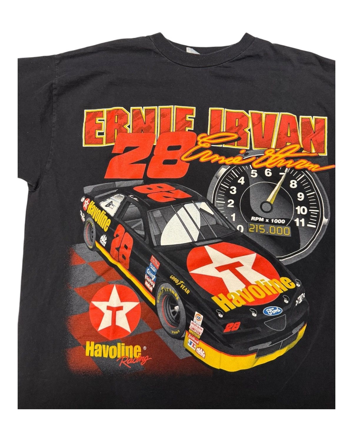 NASCAR × Vintage Vintage 90s Ernie Irvan Racing Tee Size US XL / EU 56 / 4 - 3 Thumbnail