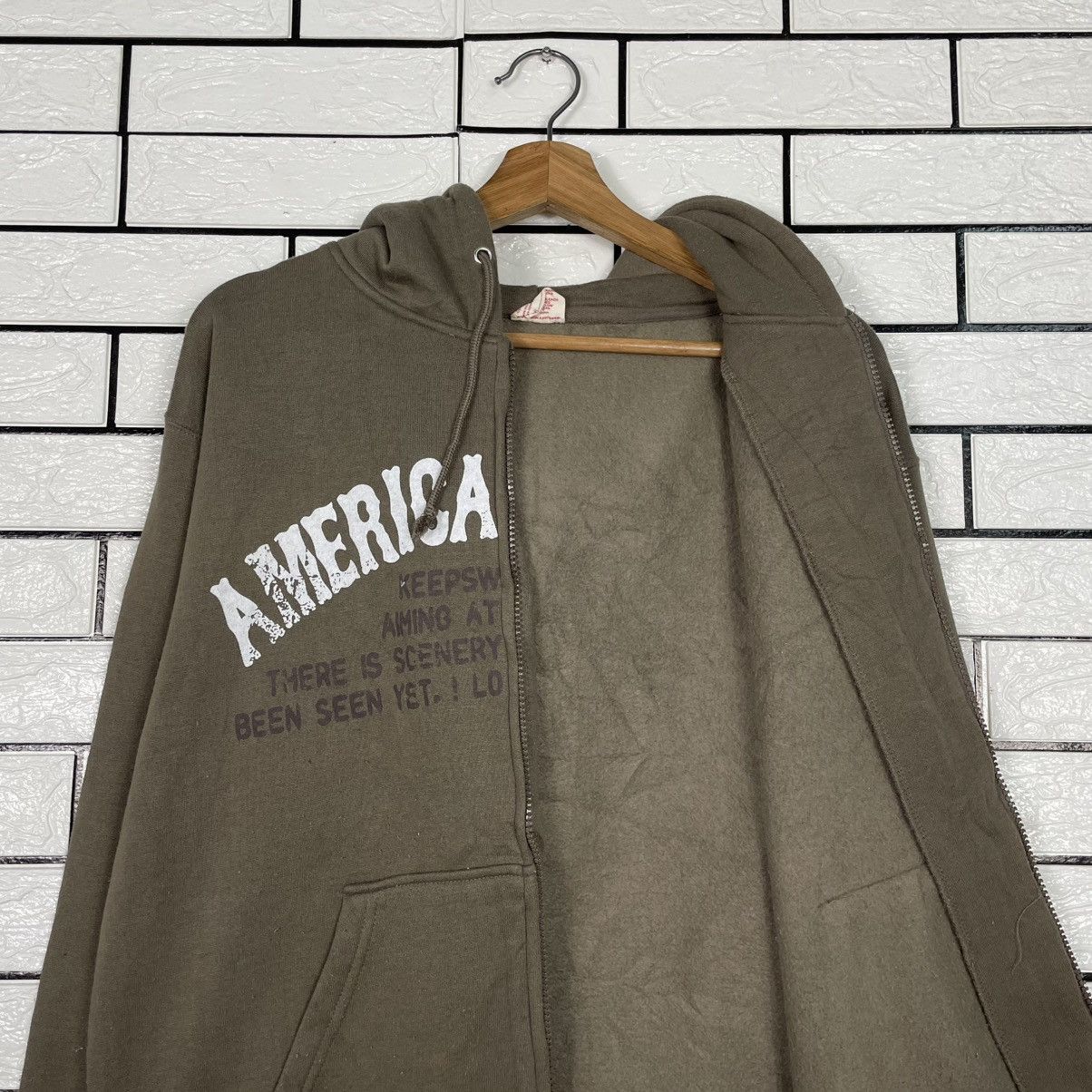 Other Vintage Oblo Design American Spirit Zipper Hoodie Size US L / EU 52-54 / 3 - 11 Thumbnail