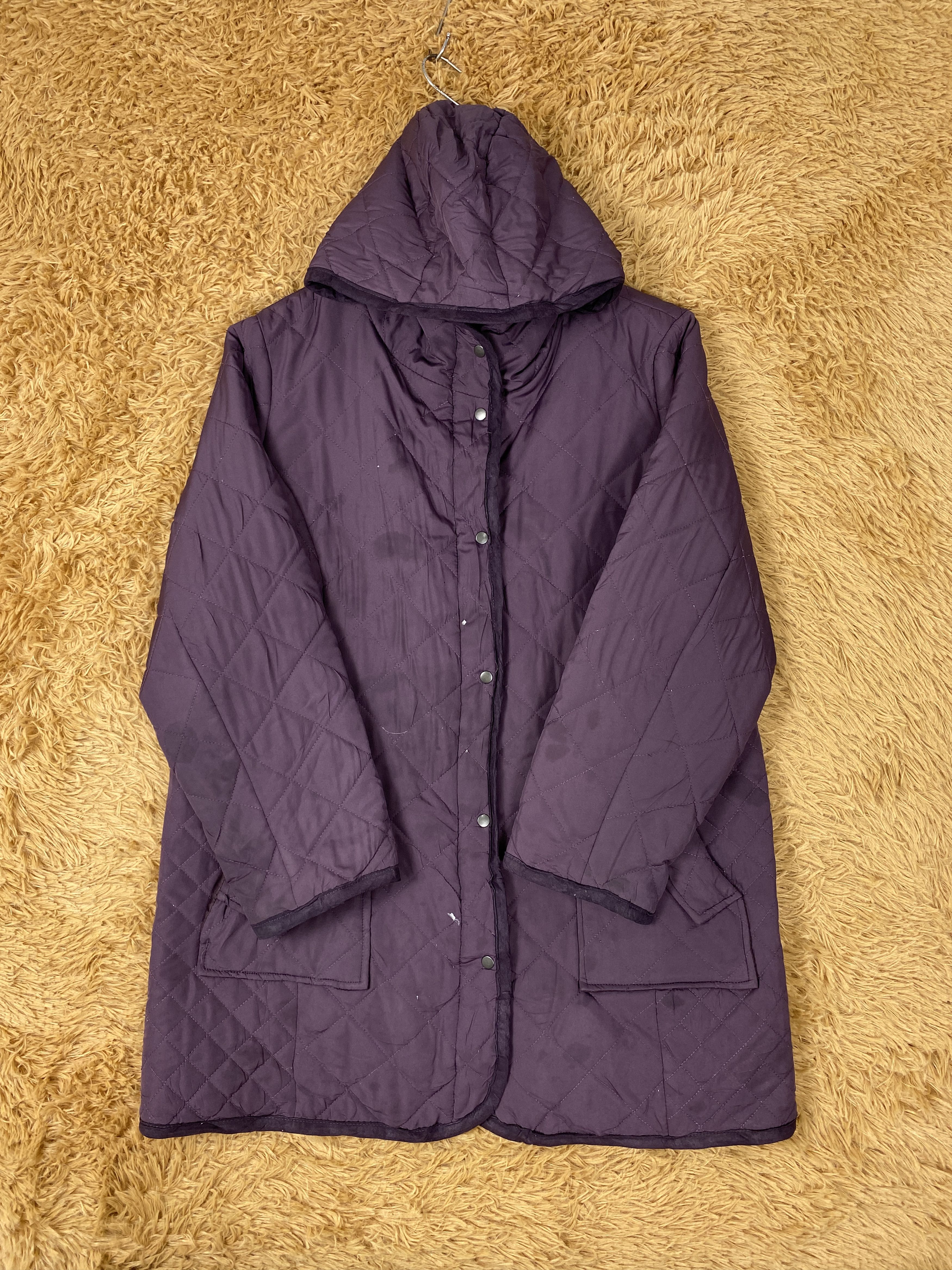 Japanese Brand Vintage Japanese Brand Hoodie Quilted Long Jacket J2024 Size US S / EU 44-46 / 1 - 4 Thumbnail