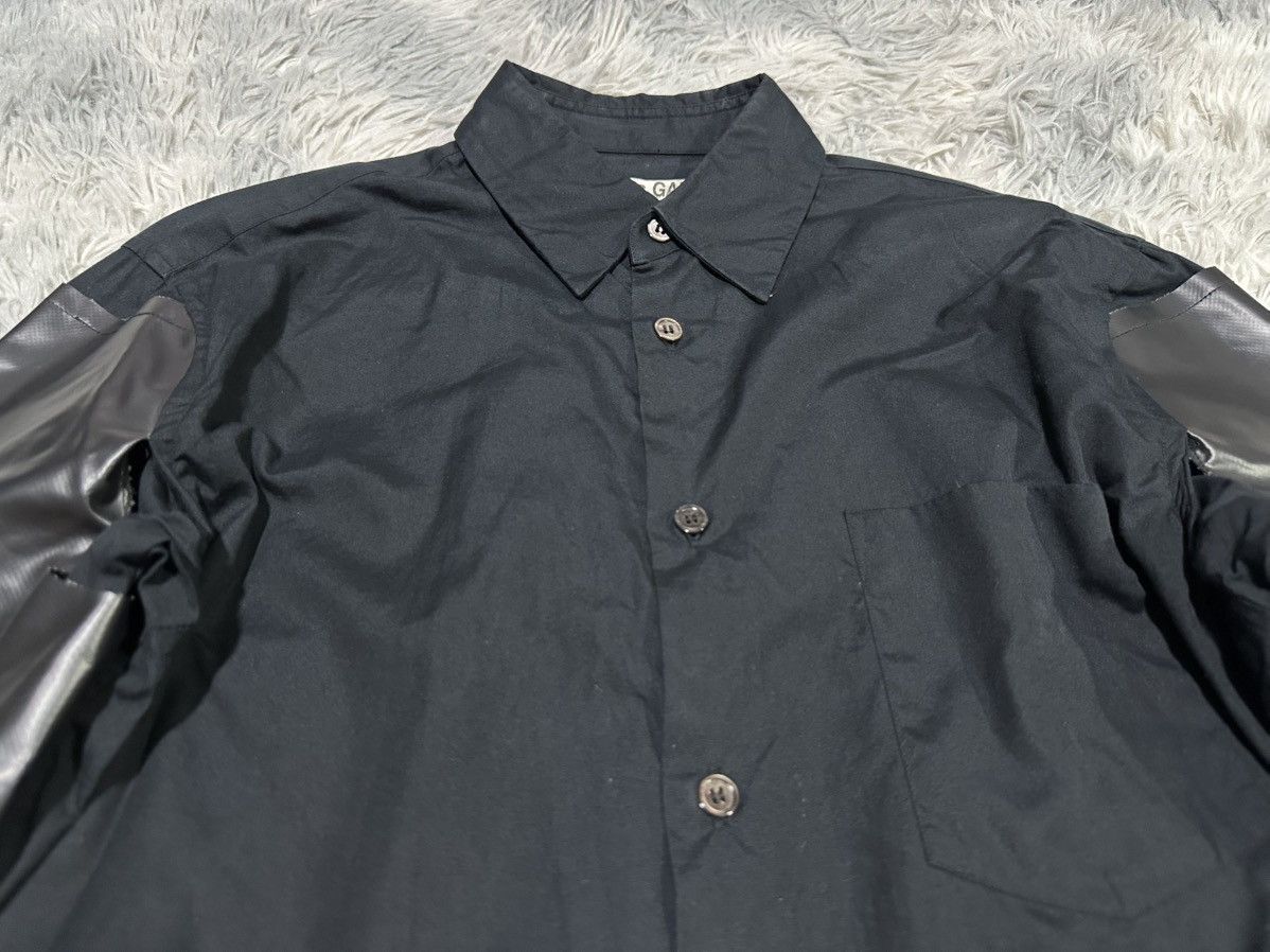 Comme des Garcons 🔥Archived Ss10 Comme Des Garcons Long Shirt PVC Sleeve Size US XS / EU 42 / 0 - 7 Thumbnail