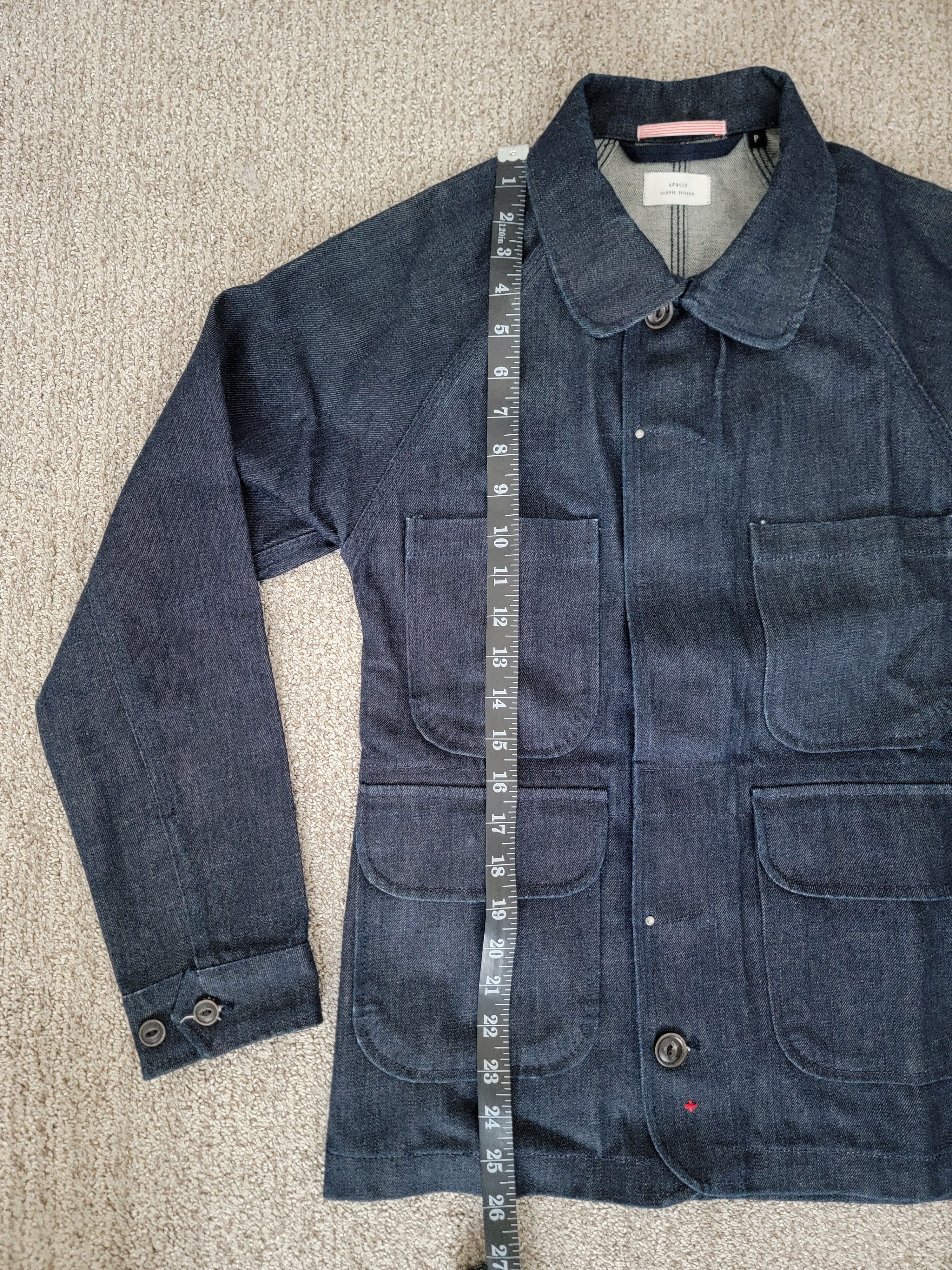 Apolis APOLIS x Huckberry Selvage Denim Chore Jacket - Size XS Size US XS / EU 42 / 0 - 9 Thumbnail