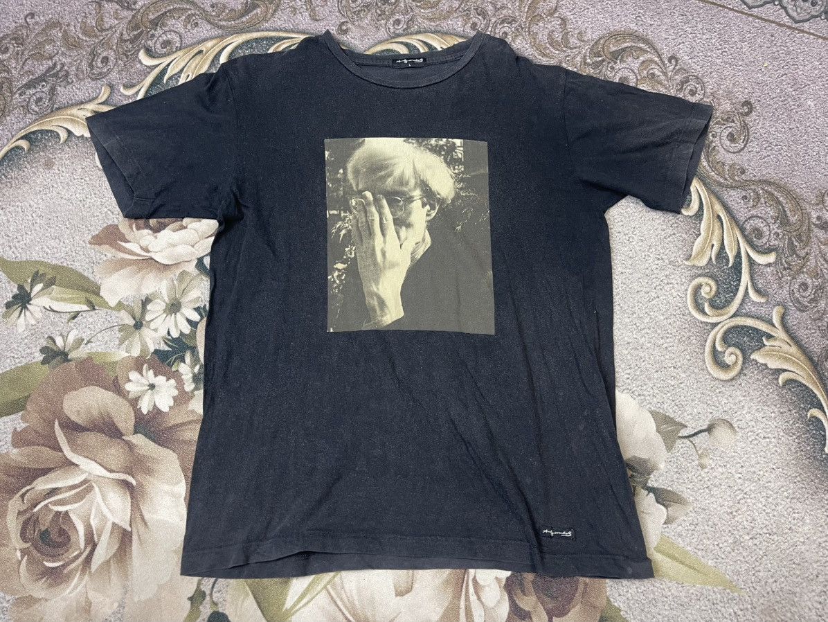 Andy Warhol × Uniqlo Vintage Andy Warhol Big Logo Tshirt Streetwear Size US L / EU 52-54 / 3 - 1 Thumbnail