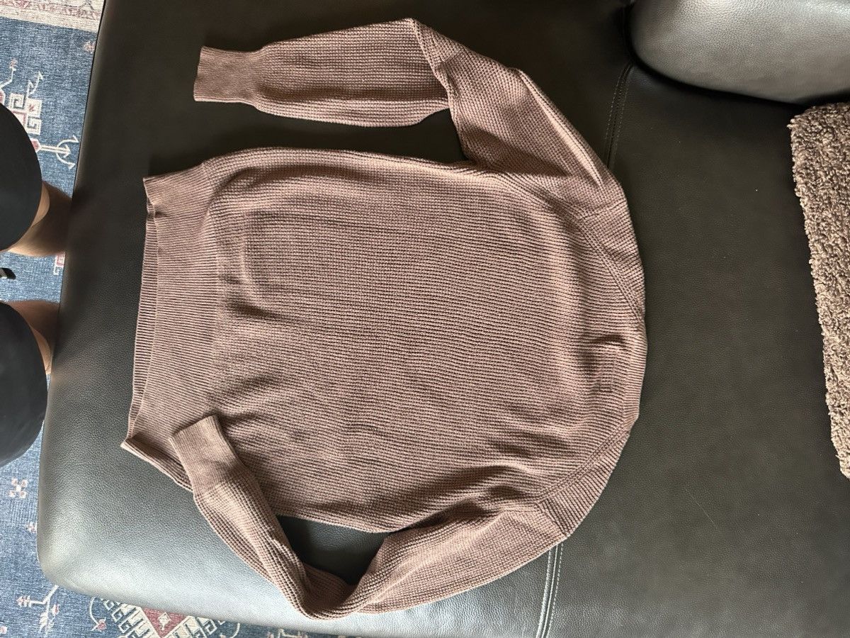 Allsaints AllSaints Mens XS Knit Jumper Sweater Rose Grey Brown Size US XS / EU 42 / 0 - 2 Thumbnail