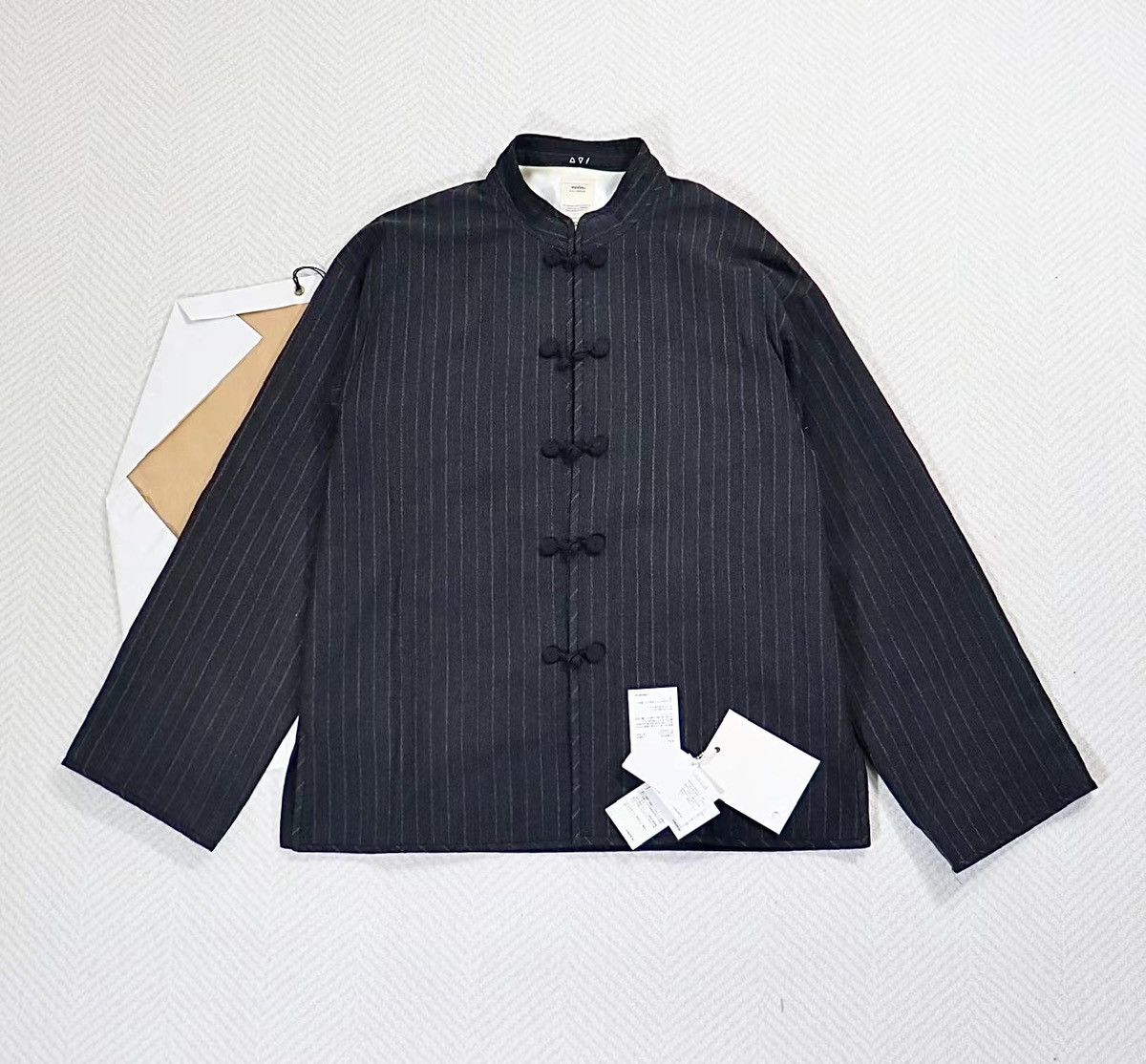 visvim DHARMA SHIRT PINSTRIPE