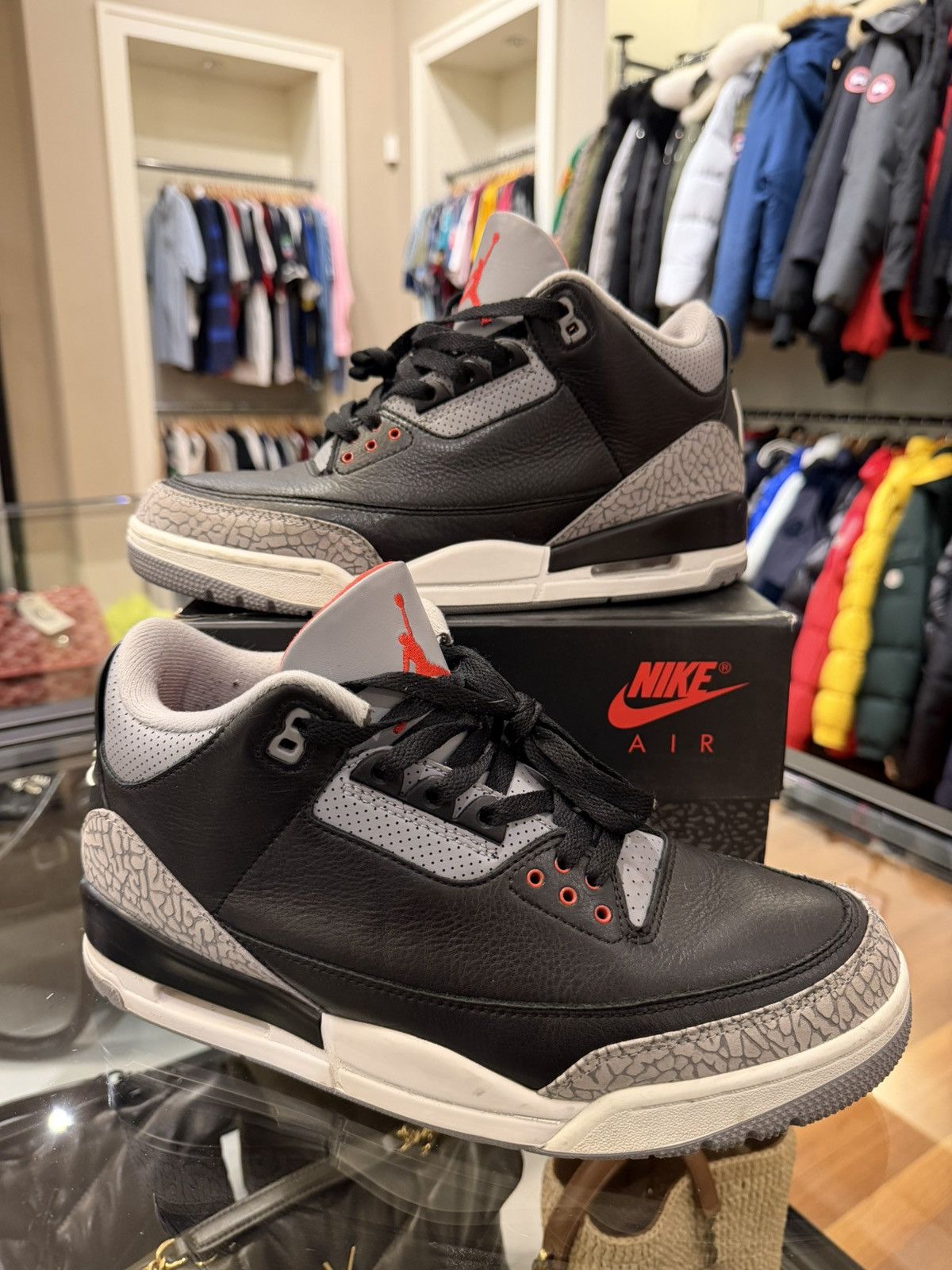 Jordan Brand Jordan 3 Retro OG ‘Black Cement (2024)’ Size US 10 / EU 43 - 4 Thumbnail