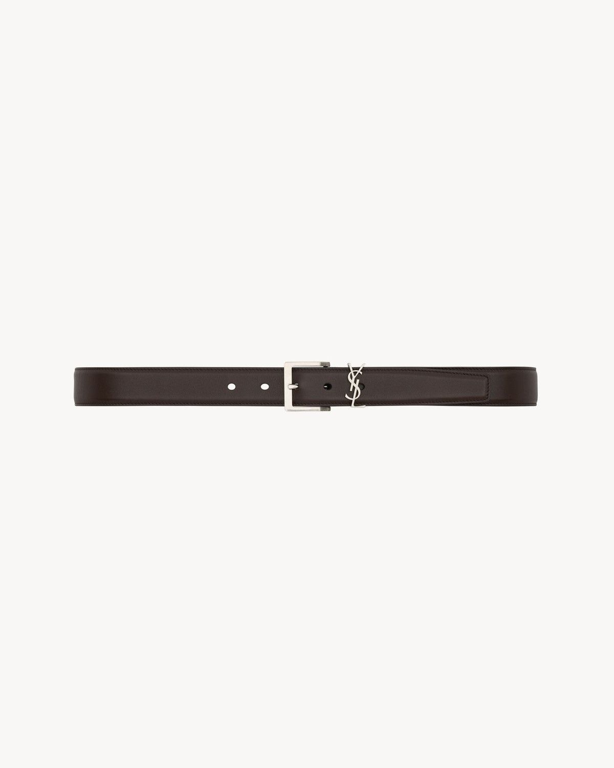 Saint Laurent Paris CASSANDRE VADIM BELT IN SMOOTH LEATHER Size ONE SIZE - 1 Thumbnail