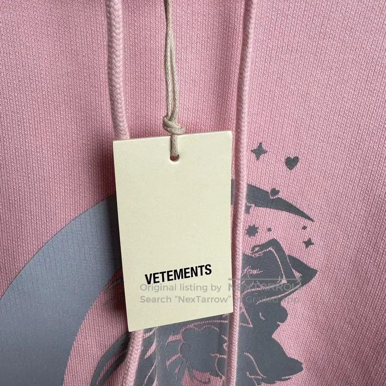 Vetements Vetements Sailor Moon night glow reflective pink hoodie Size US XS / EU 42 / 0 - 6 Thumbnail