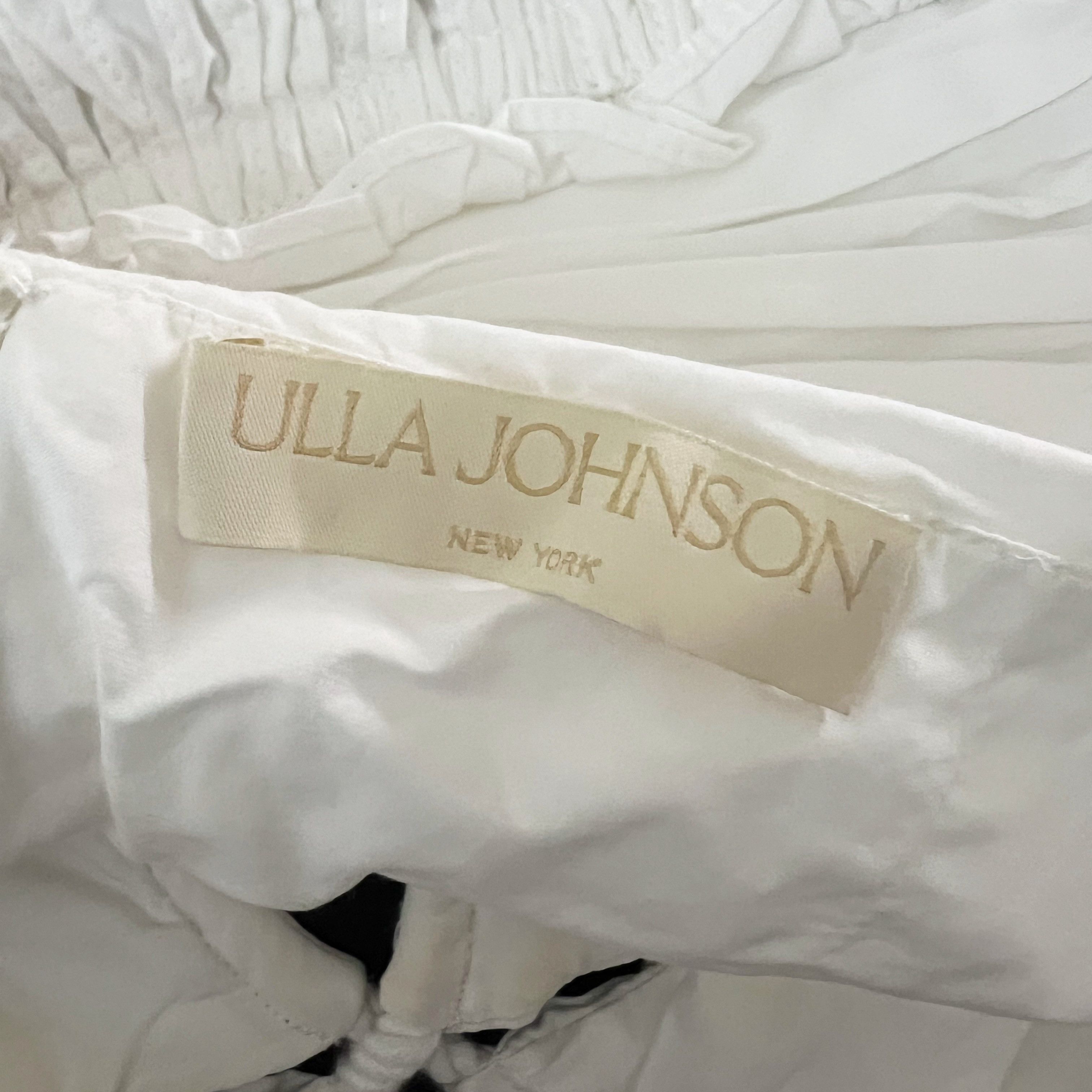 Ulla Johnson Ulla Johnson Adaleigh Cotton Ruched Ruffe Size XS / US 0-2 / IT 36-38 - 2 Thumbnail