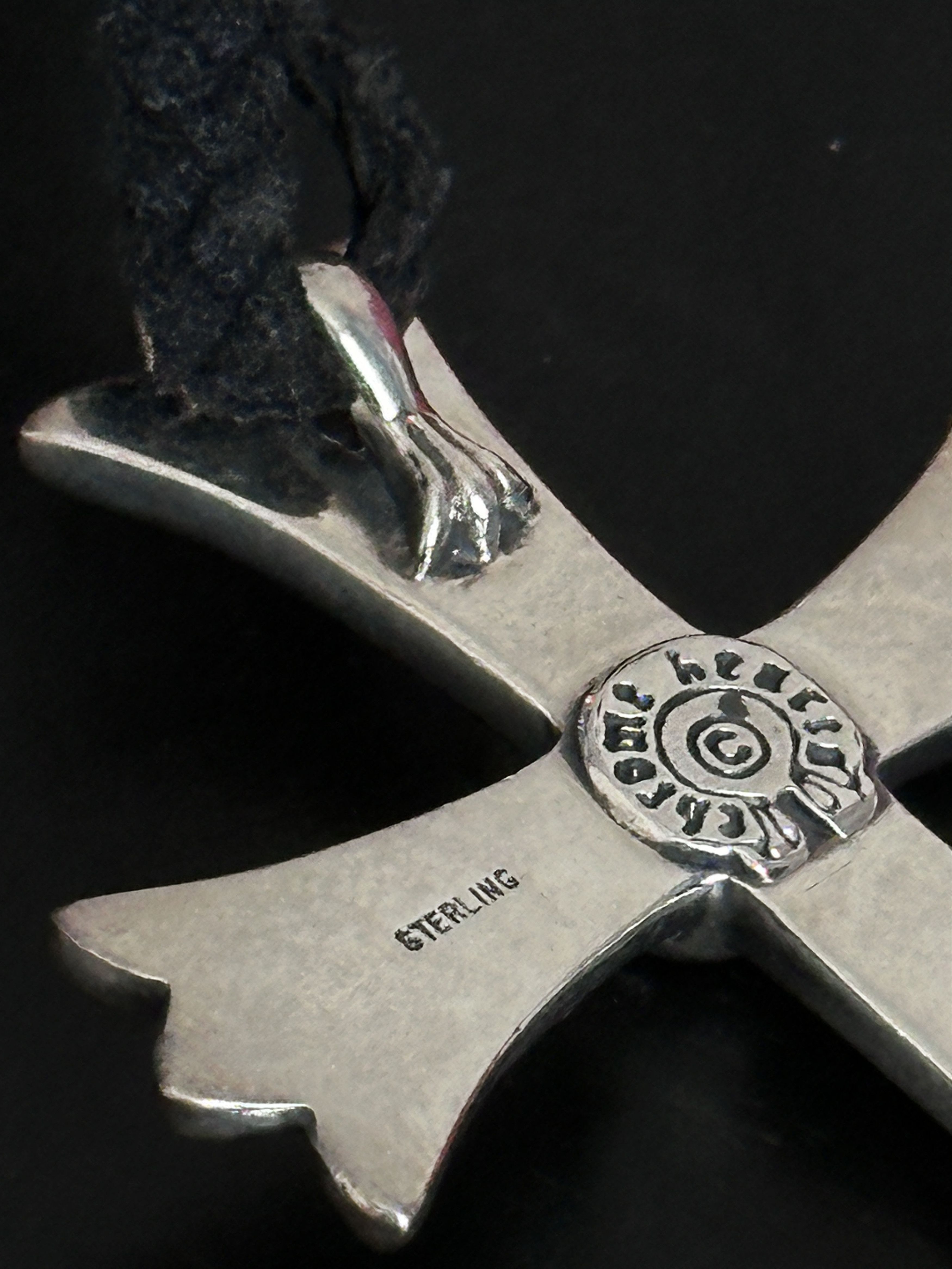 Chrome Hearts Chrome Hearts CH Cross LRG Large Pendant Top Leather Size ONE SIZE - 14 Thumbnail