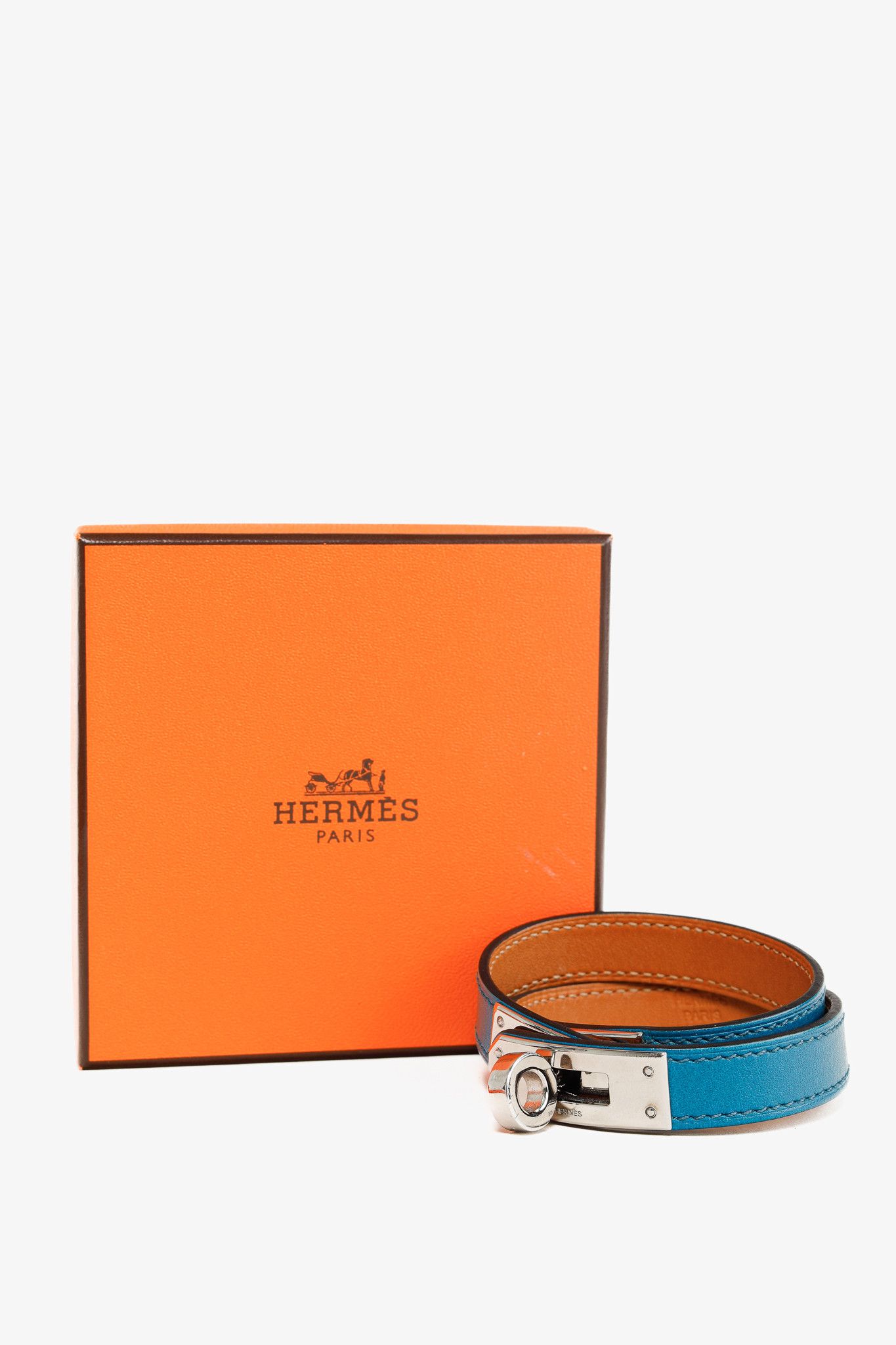 Hermes Hermes Kelly Double Tour Malachite Leather Bracelet Size ONE SIZE - 6 Thumbnail