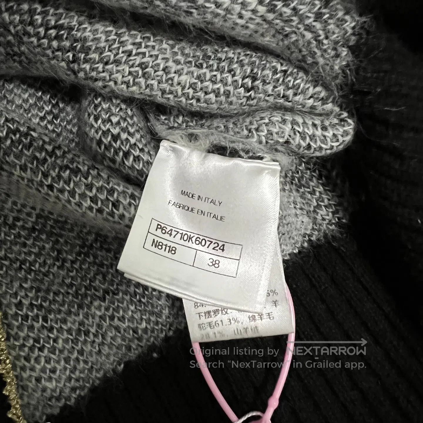Chanel Chanel Black and white pattern; gold buttons; horsehair wo Size M / US 6-8 / IT 42-44 - 6 Thumbnail