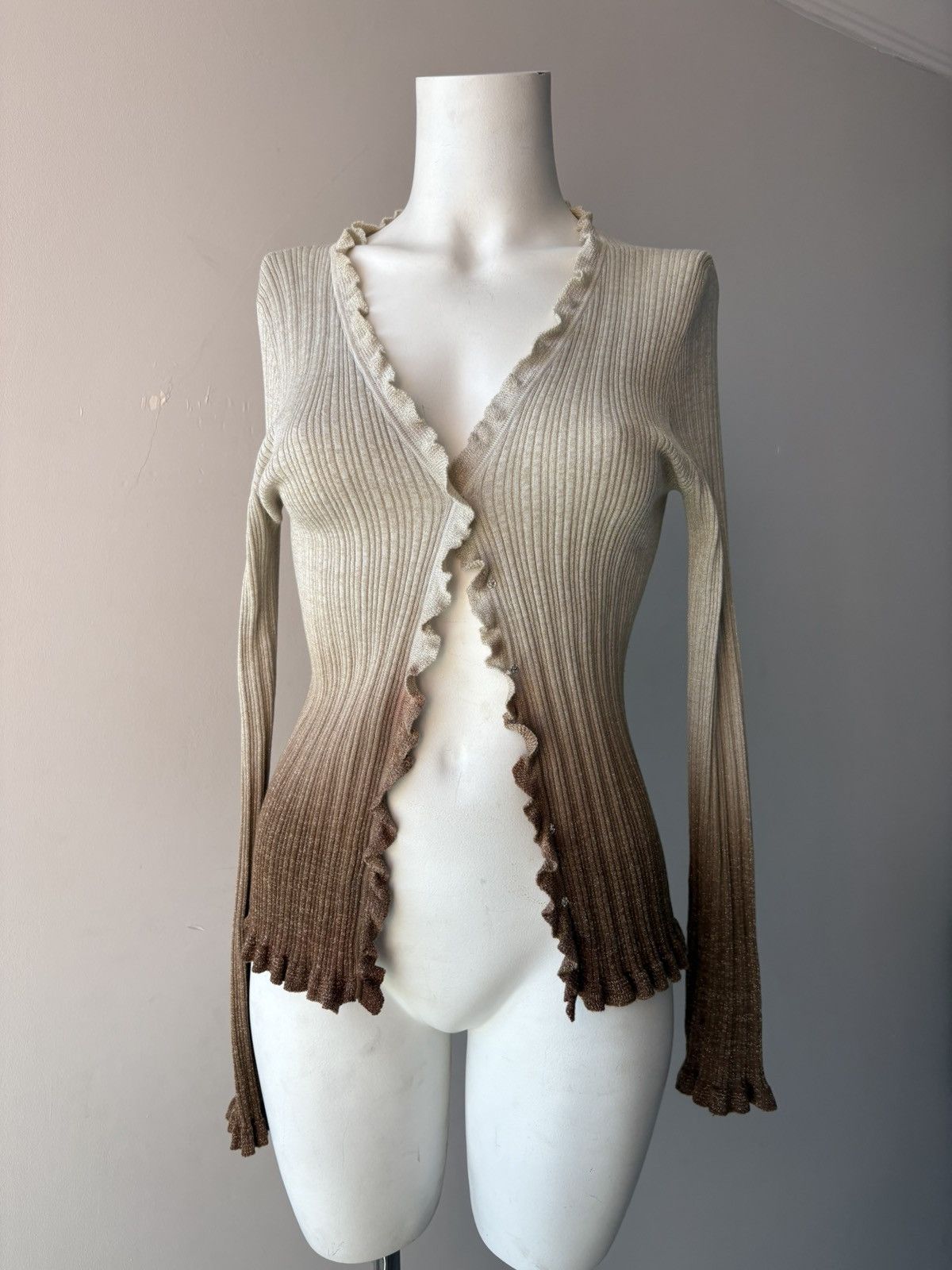 Vintage Silk and Cashmere cardigan Size M / US 6-8 / IT 42-44 - 9 Thumbnail