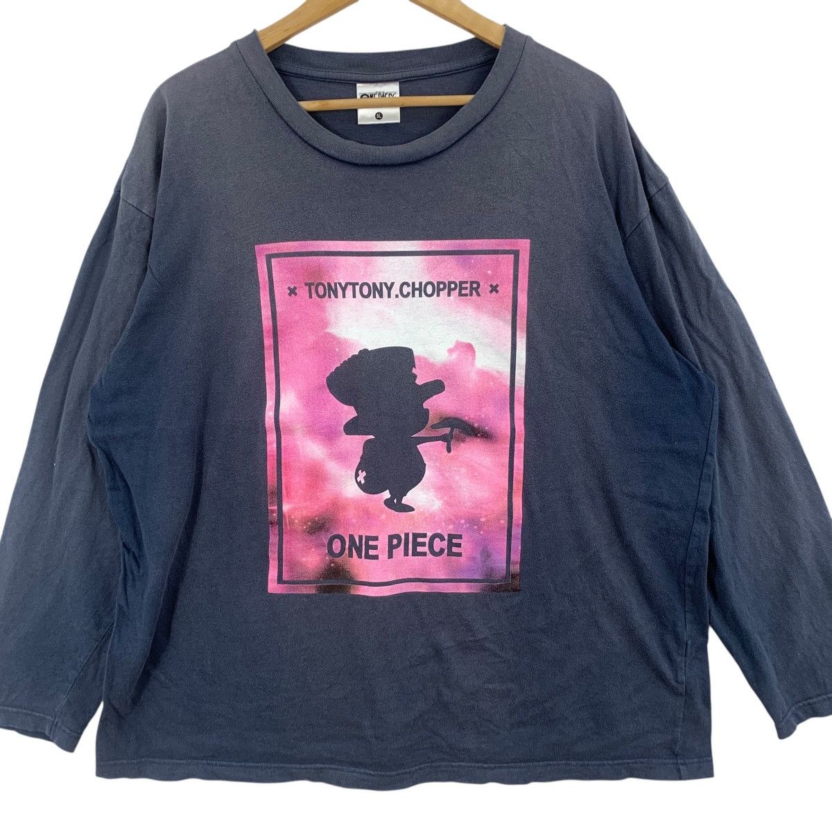 Anime ANIME ONE PIECE Tony Chopper Luffy Pirates Natural Faded Tee Size US XXL / EU 58 / 5 - 4 Thumbnail