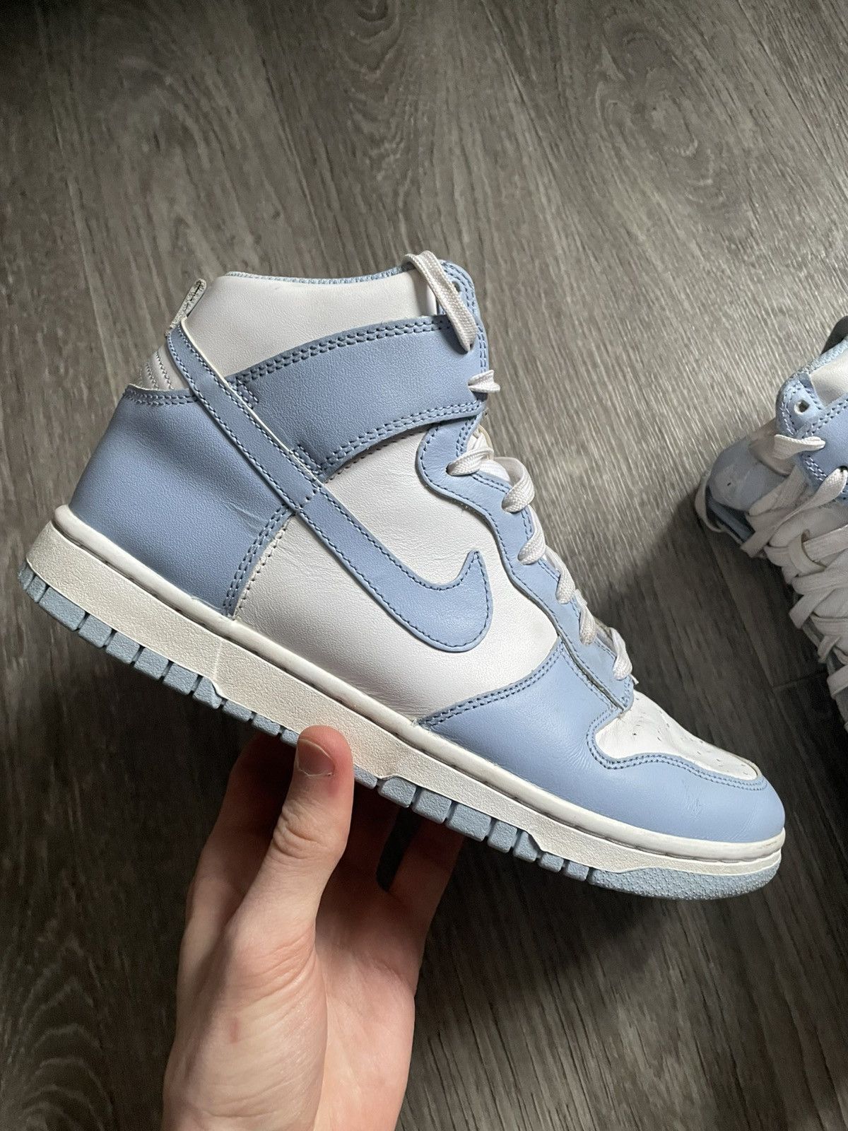 Nike Nike Dunk High Aluminum Light Blue Size 40 - DD1869-107 Size US 7 / EU 40 - 3 Thumbnail