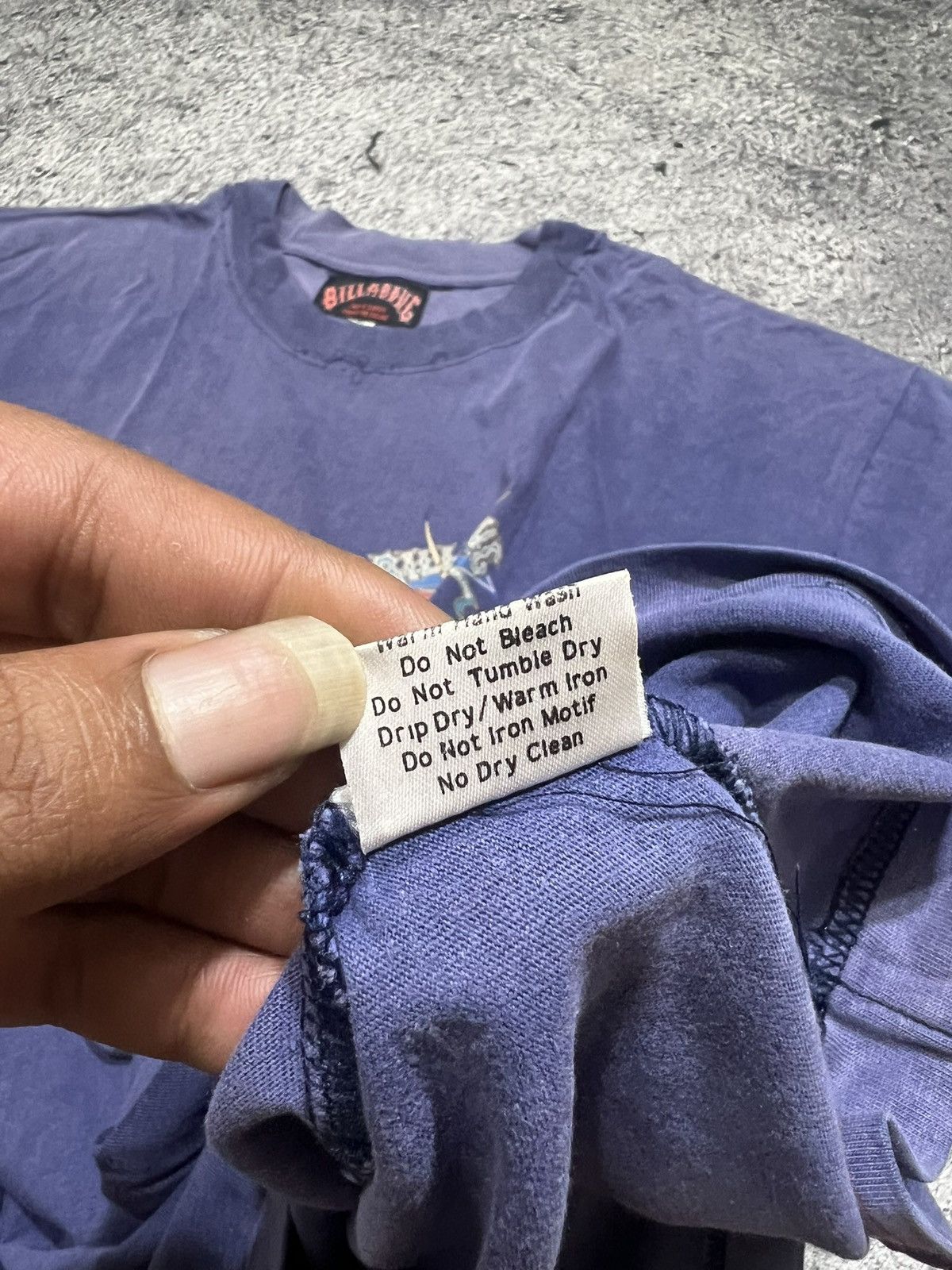 Comme des Garcons 2000s Archival Billabong Surf Thrashed Graphic Faded Tee y2k Size US L / EU 52-54 / 3 - 8 Thumbnail