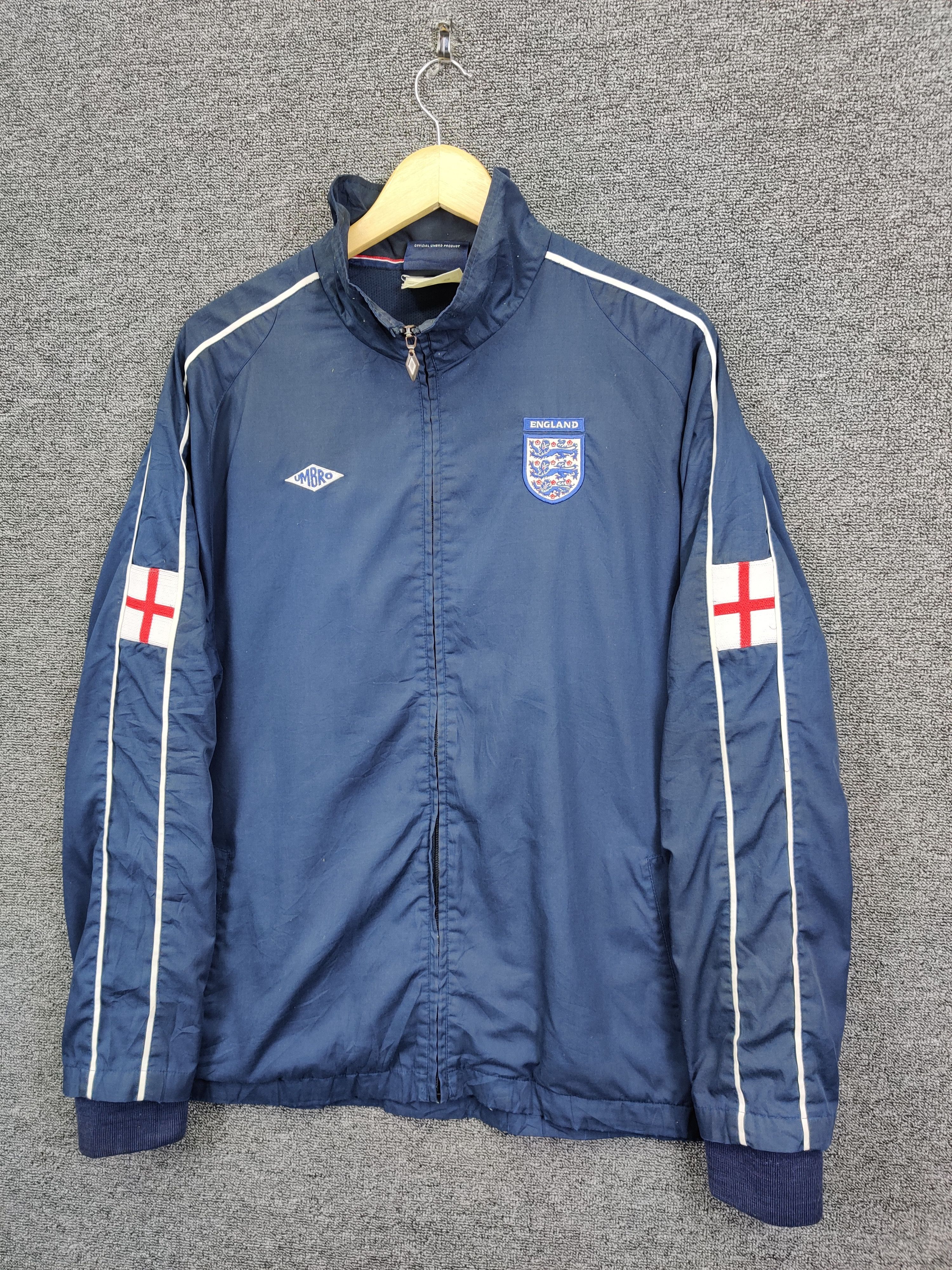 Umbro Vintagen Umbro x England Football Winbreaker Light Jacket Size US L / EU 52-54 / 3 - 2 Thumbnail