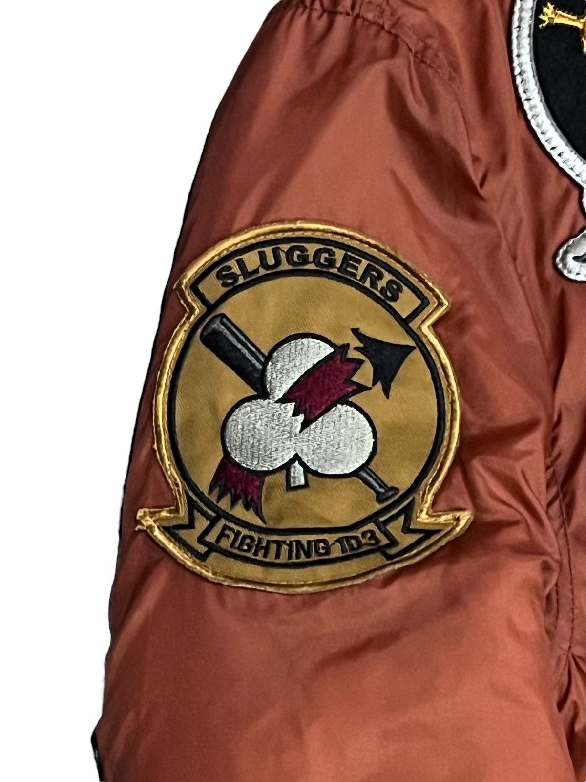 Avirex AVIREX 6th Fleet CV-41 Bomber Jacket Patches Nylon Military Size US M / EU 48-50 / 2 - 6 Thumbnail