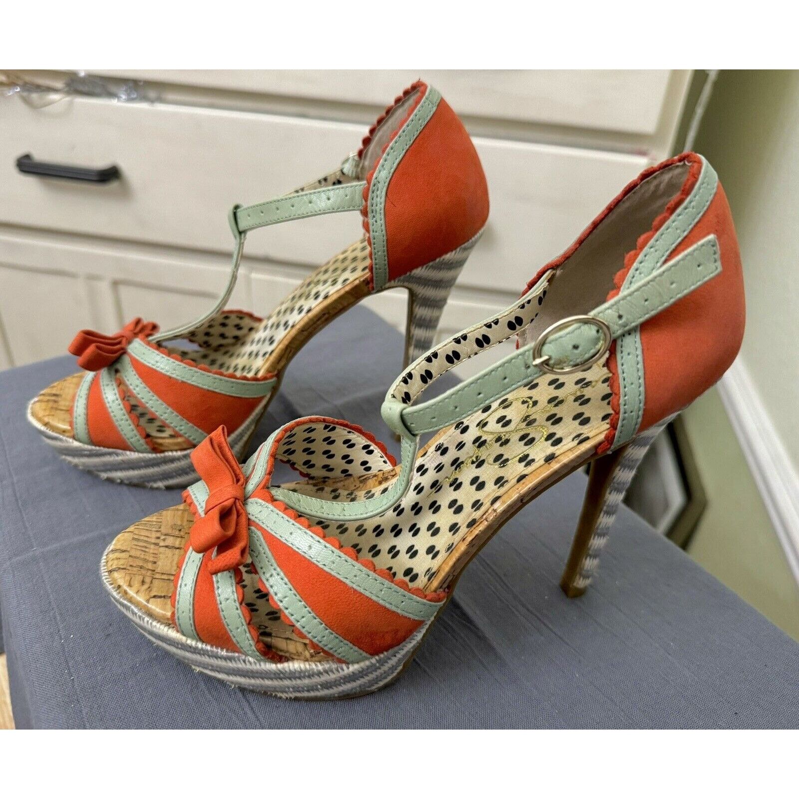 Jessica Simpson Jessica Simpson Britt Platform Sandals Heels - Size 6 Size US 6 / IT 36 - 7 Thumbnail