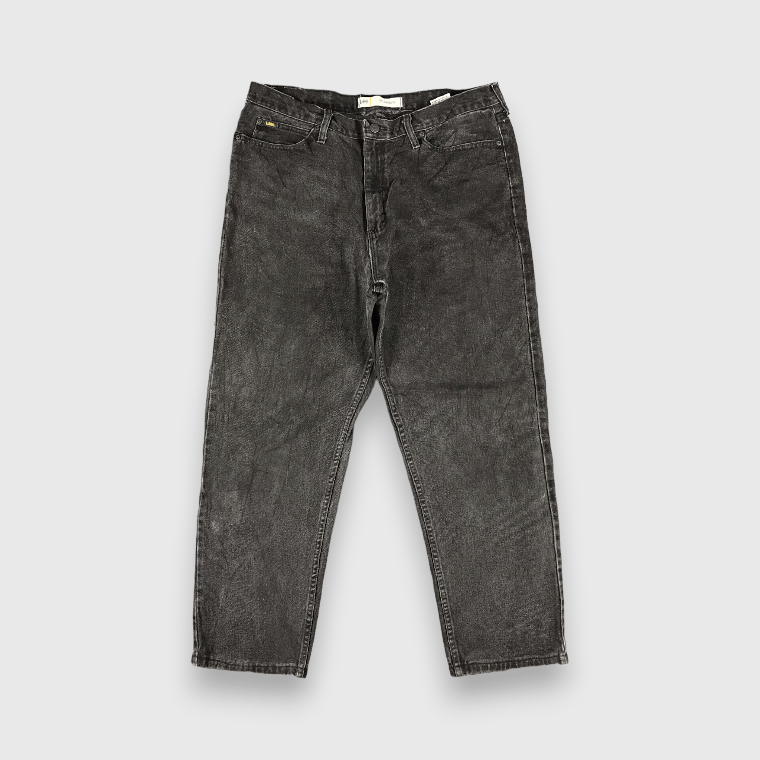 Lee Vintage Faded Black Lee Jeans-J2549 Size US 37 - 1 Thumbnail