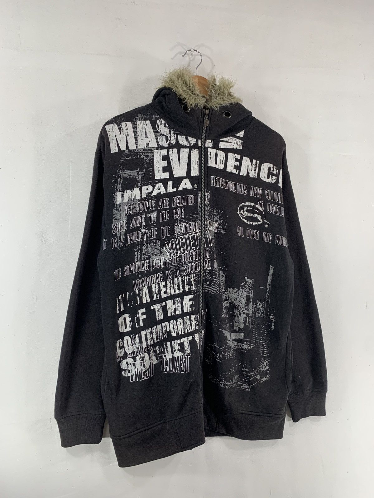 Japanese Brand Vintage Impala Fur Hoodie Size US XL / EU 56 / 4 - 8 Thumbnail