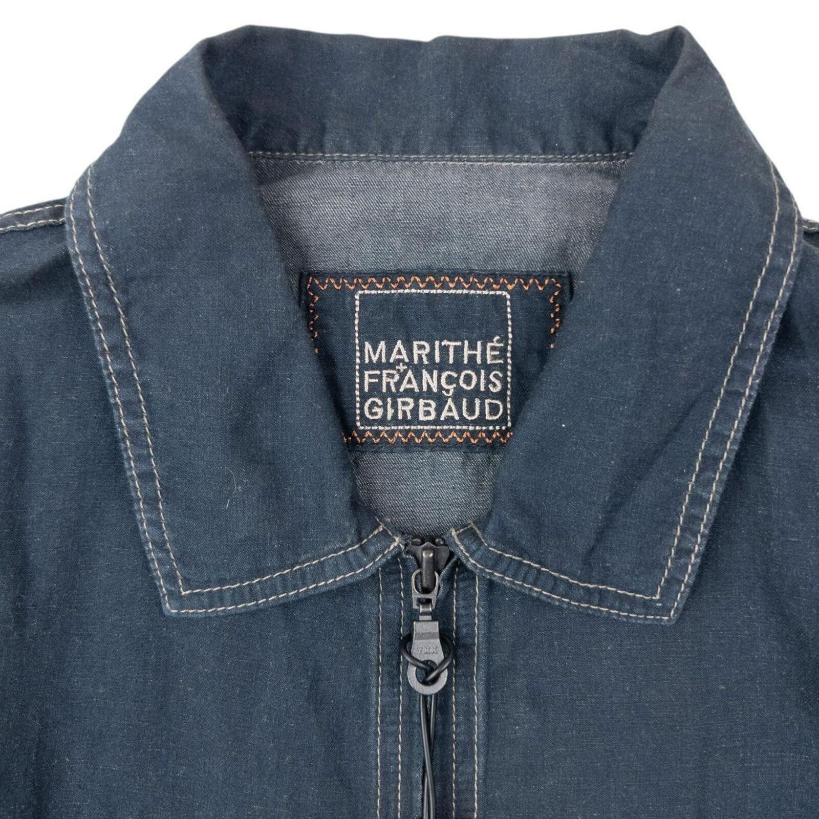 Marithe + Francois Girbaud Vintage Marithe + Francois Girbaud Zip Up Linen Jacket S Size US S / EU 44-46 / 1 - 3 Thumbnail