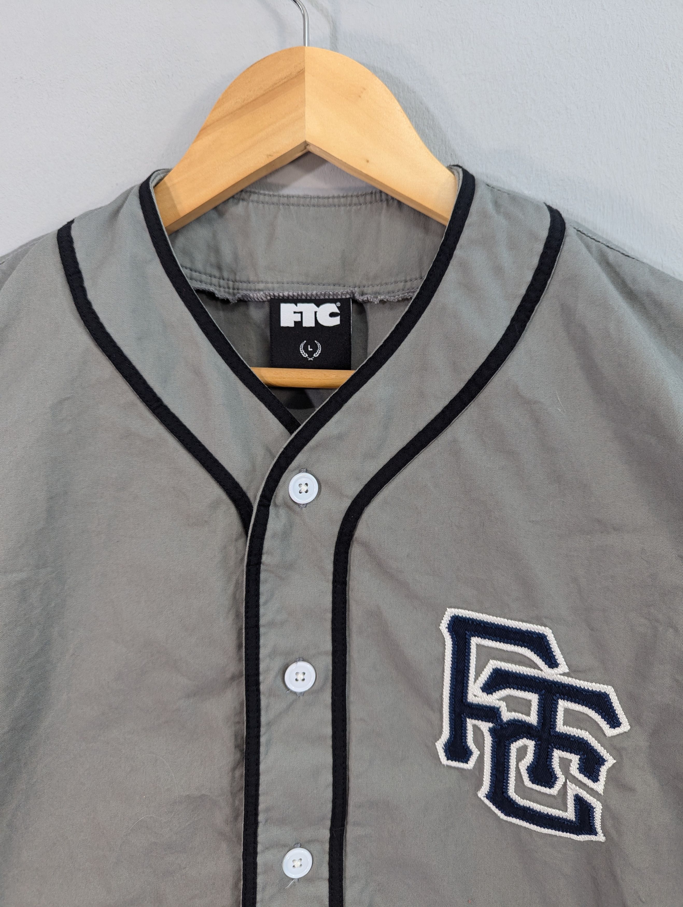 FTC FTC Skateboarding Short Sleeve Baseball Shirt Size L Size US L / EU 52-54 / 3 - 6 Thumbnail