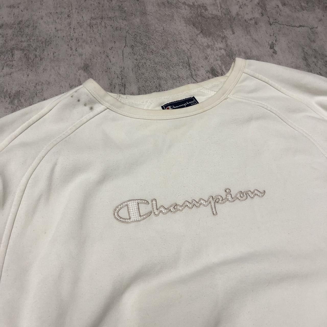 Champion White Champion sweatshirt with a small stain Size XL / US 12-14 / IT 48-50 - 6 Thumbnail