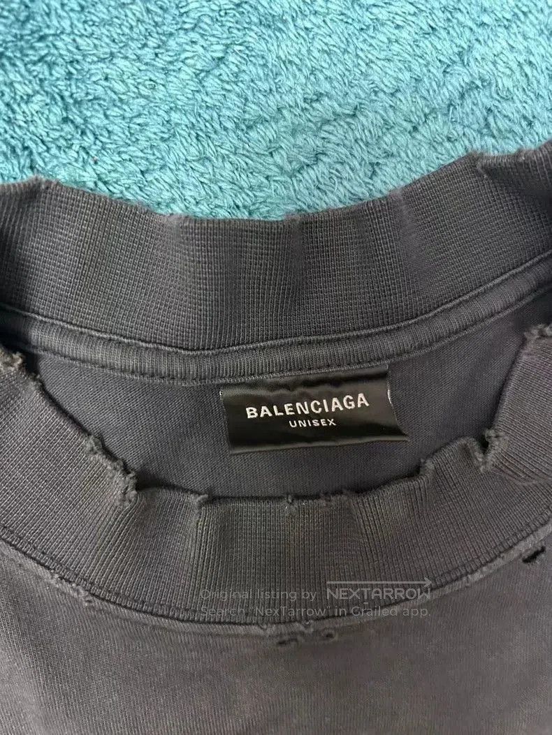 Balenciaga Balenciaga Tape Logo Short Sleeve Tee. Size US S / EU 44-46 / 1 - 5 Thumbnail