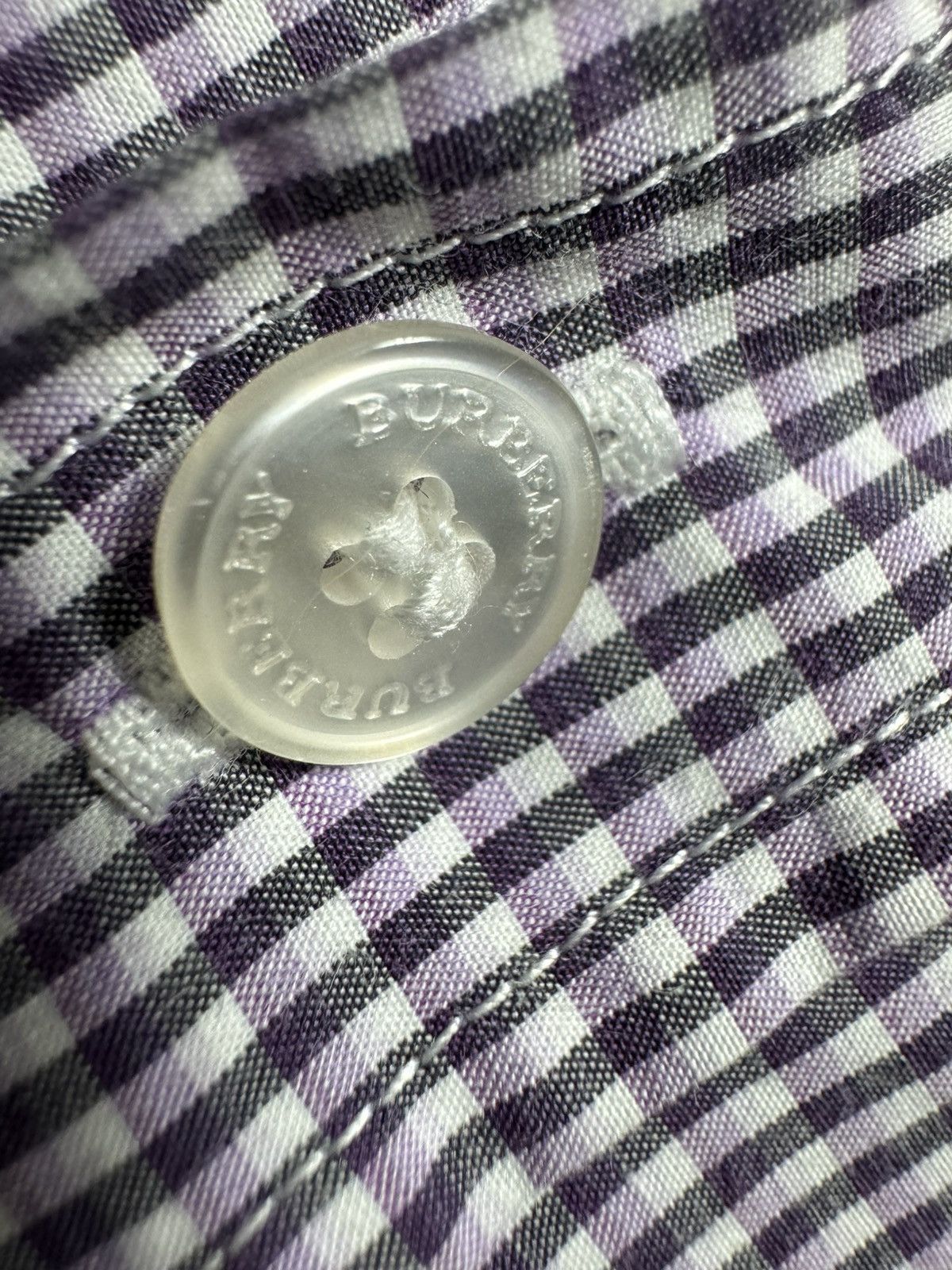 Burberry Burberry Checked Button Up Shirt Vintage Luxury Size XL Size US XL / EU 56 / 4 - 7 Thumbnail