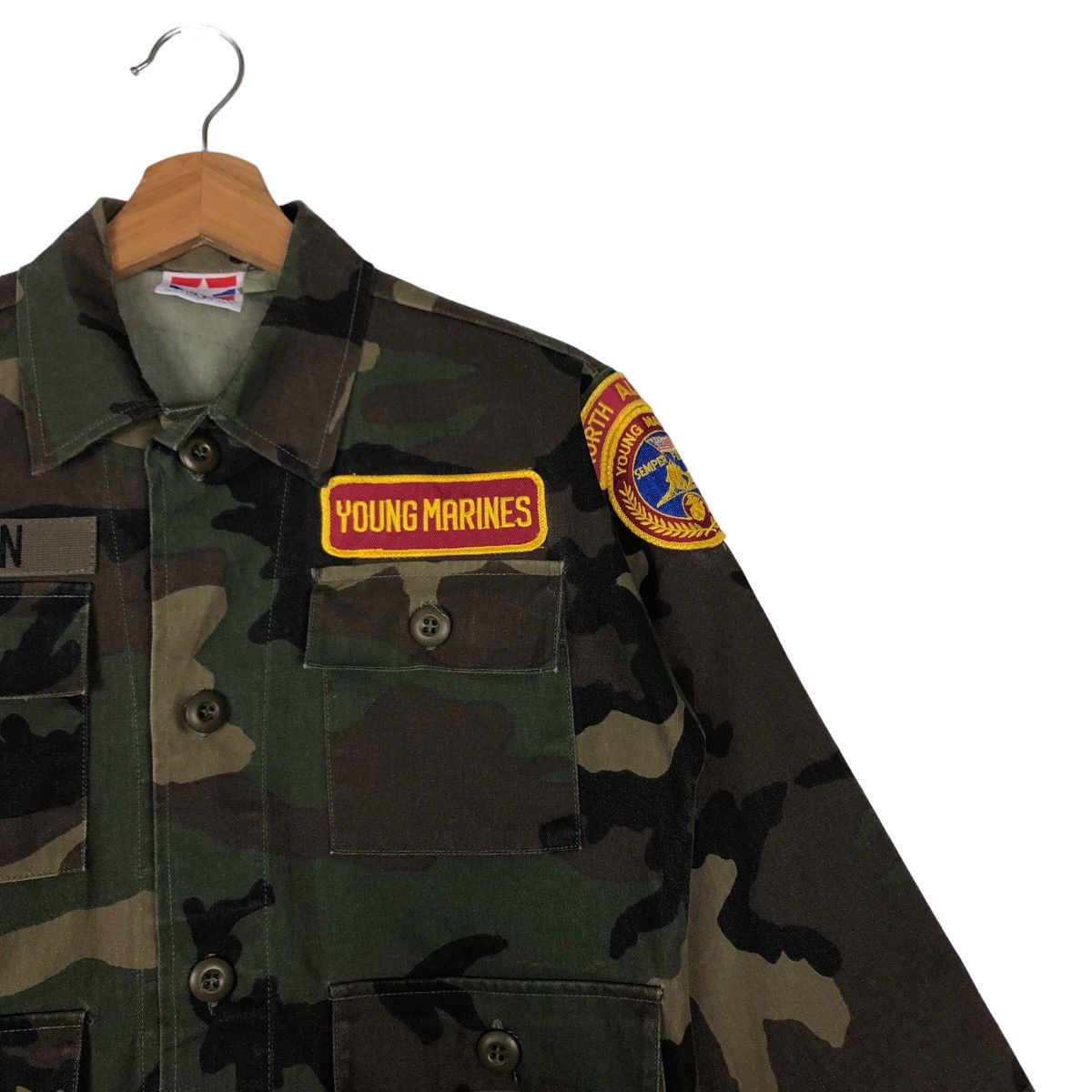 Japanese Brand 🔥Vintage Chore Camouflage Military Kids Jacket Size US M / EU 48-50 / 2 - 6 Thumbnail