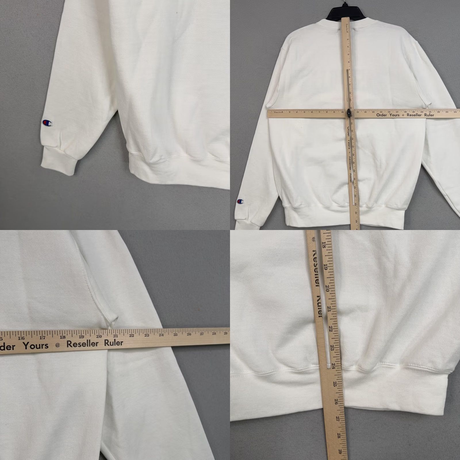 Champion Nashville Sweatshirt Adult Small White Fleece Destination Crewneck City Champion Size US S / EU 44-46 / 1 - 8 Thumbnail