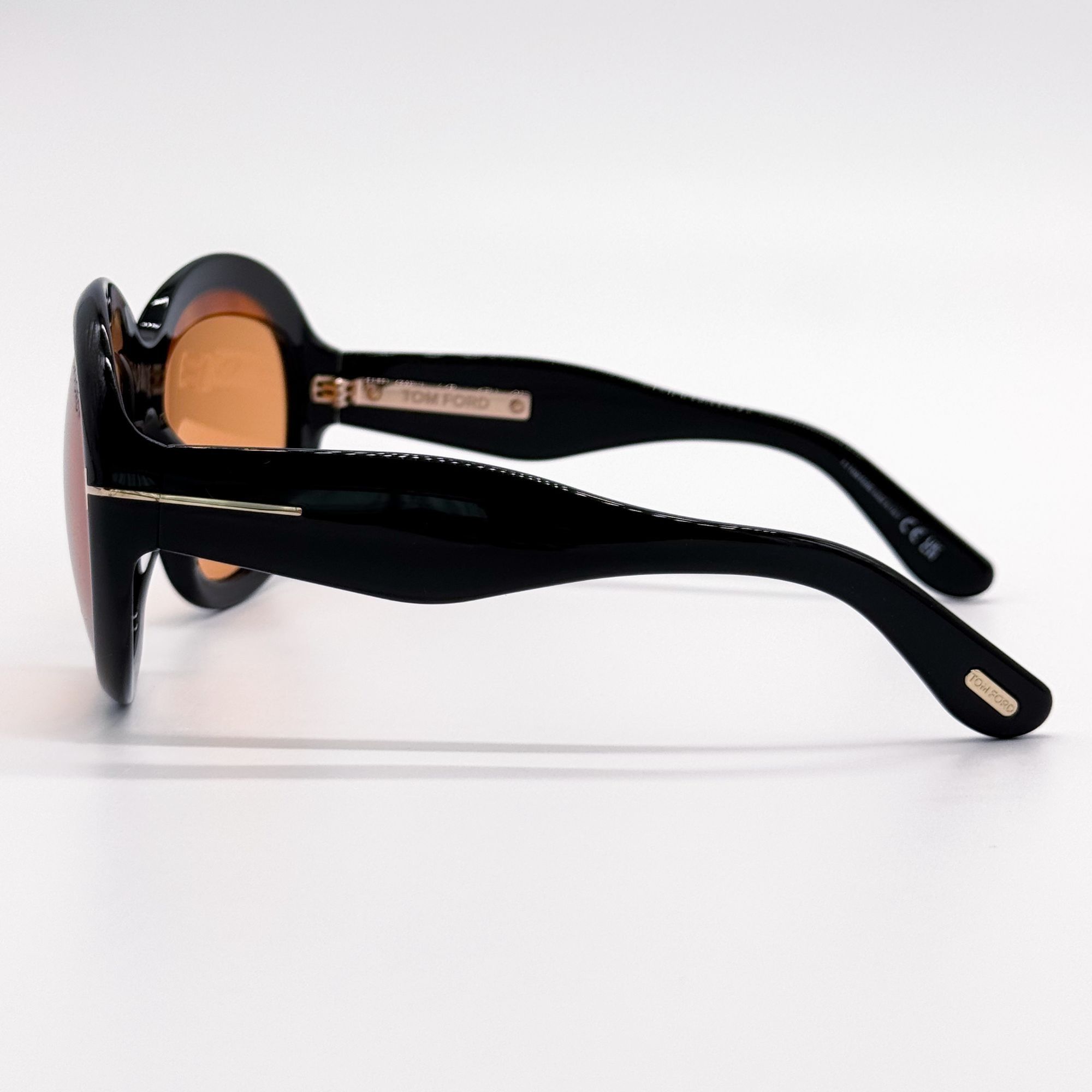 Tom Ford NEW TOM FORD SUNGLASSES TOM FORD ANGELICA FT1193 01E BLACK Size ONE SIZE - 7 Thumbnail