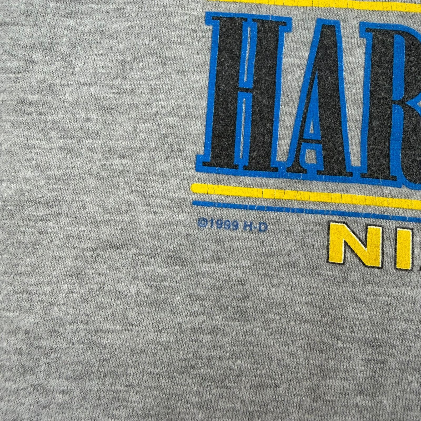 Harley Davidson Harley-Davidson 2001 Long Sleeve Tee Gray XL Size US XL / EU 56 / 4 - 4 Thumbnail