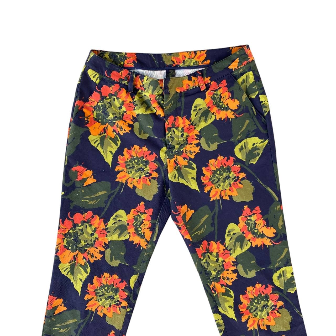 Junko Shimada JUNKO SHIMADA FLORAL CROPPED PANT W29 Size US 29 - 9 Thumbnail
