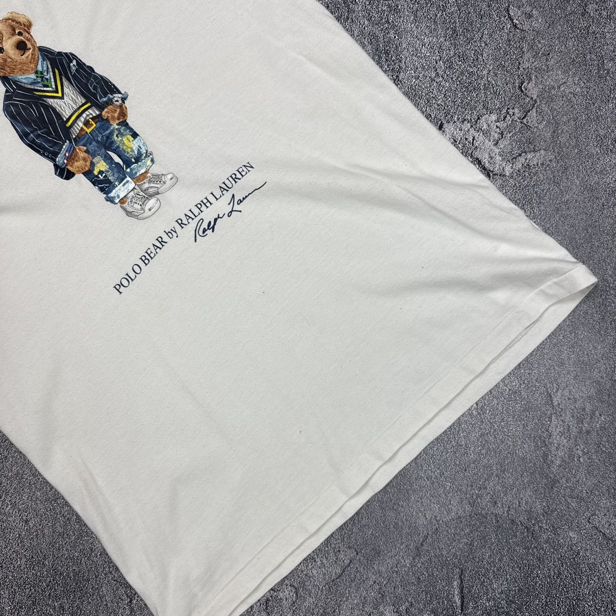 Polo Ralph Lauren Polo Ralph Lauren Polo Bear Graphic Tshirt White Size M Size US M / EU 48-50 / 2 - 5 Thumbnail