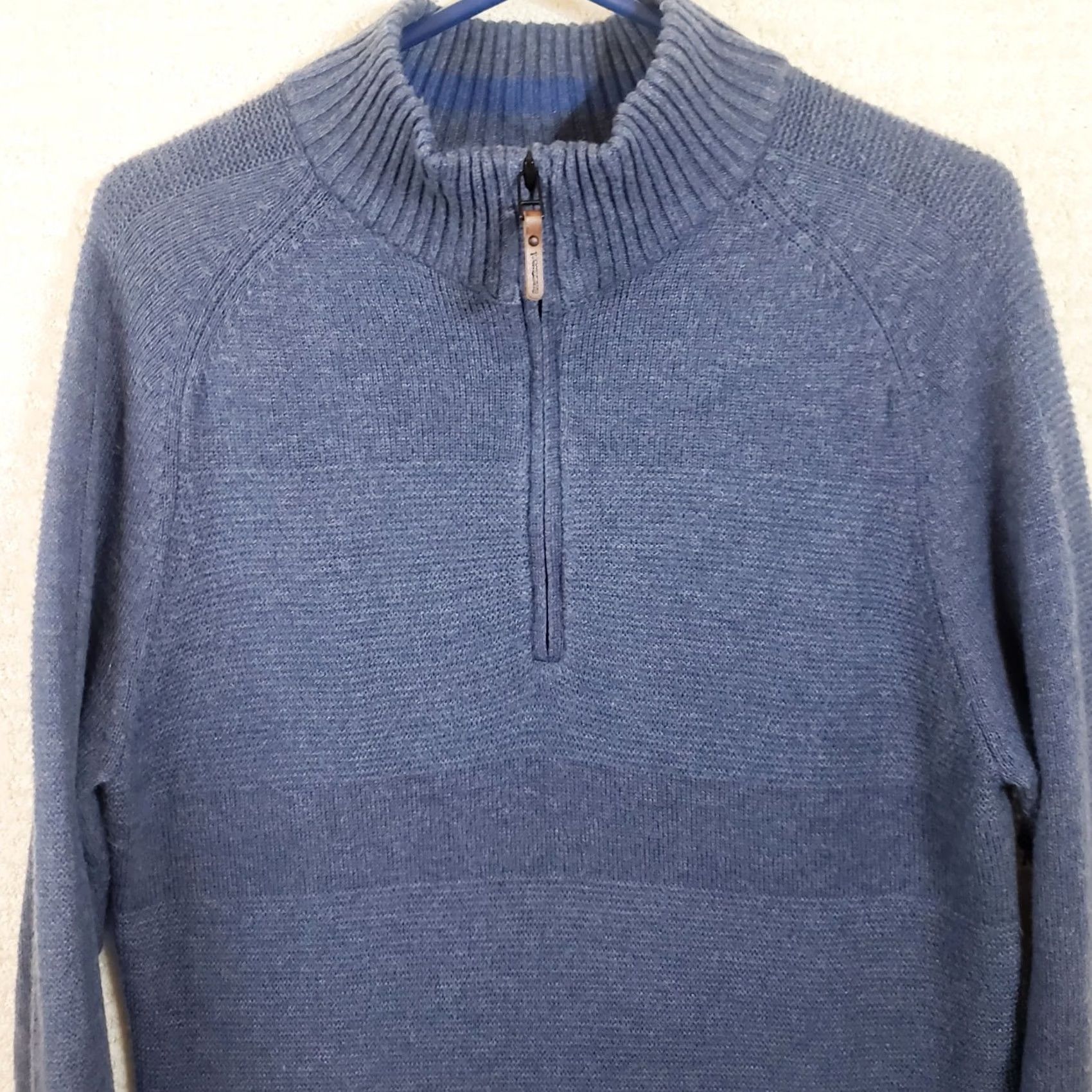 Smartwool Smartwool 1/4 Zip Merino Wool Sweater Mens M Blue Long Sleeve EUC Size US M / EU 48-50 / 2 - 2 Thumbnail