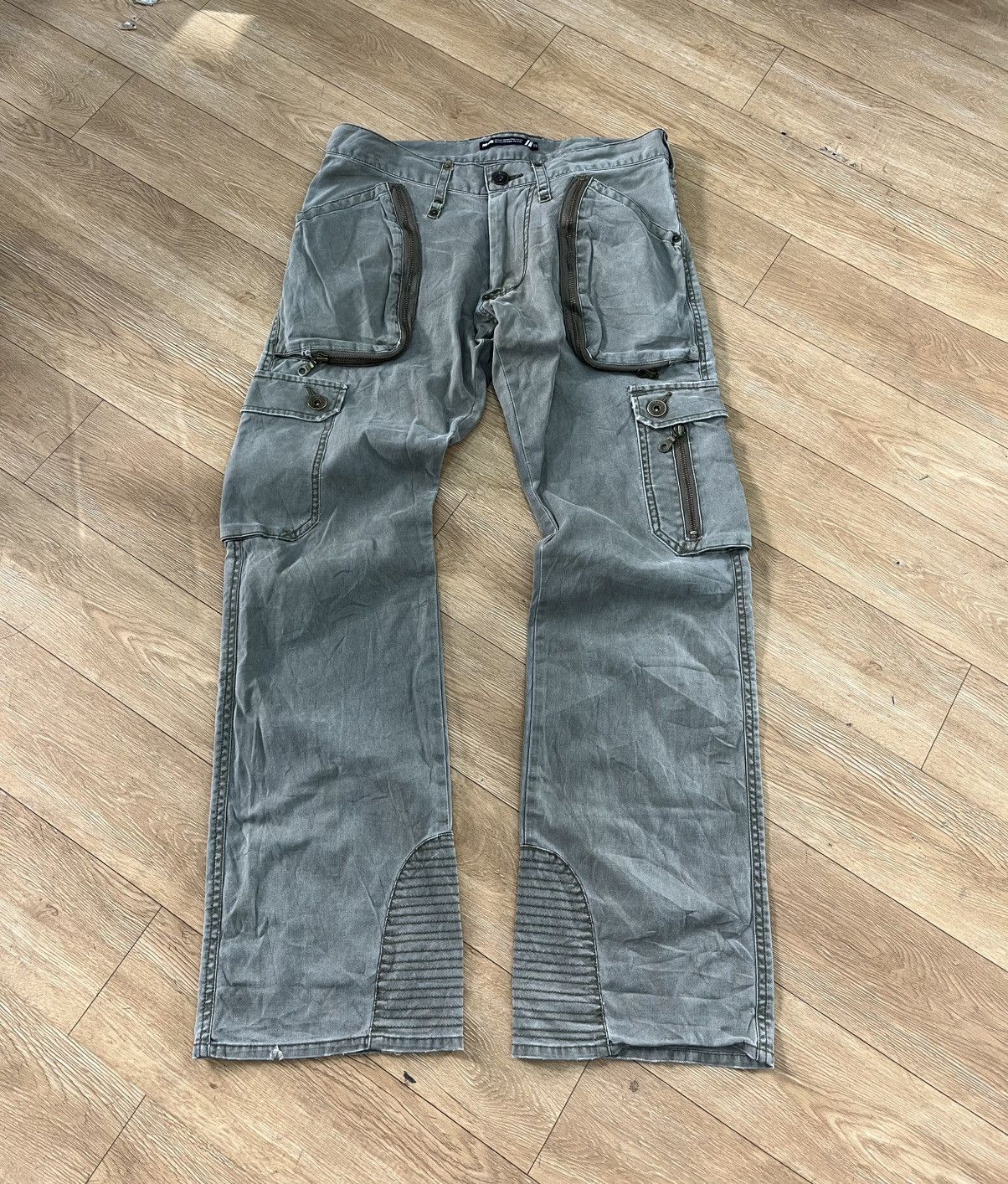 If Six Was Nine RARE PROKEDS FLARE JEANS BALENCIAGA STYLE BOOTCUT Size 32" / US 10 / IT 46 - 1 Thumbnail