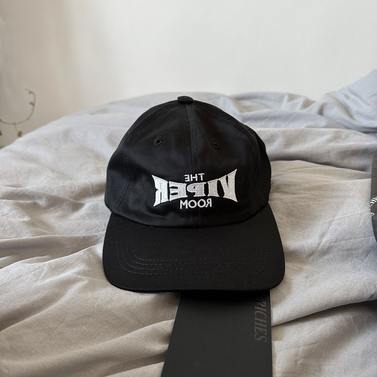 image of Enfants Riches Deprimes Erd Viper Room Cap in Black, Men's