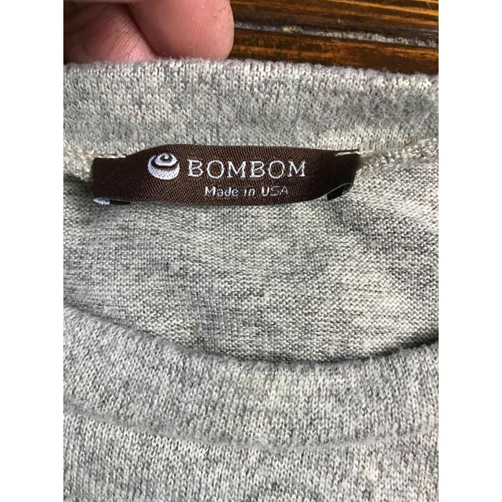 Vintage BOMBOM Sweater Women's XL Tan Solid Crewneck Long Sleeve Pullover Knit Open-Knit Crew Neck Adult Womens Size XL / US 12-14 / IT 48-50 - 3 Thumbnail