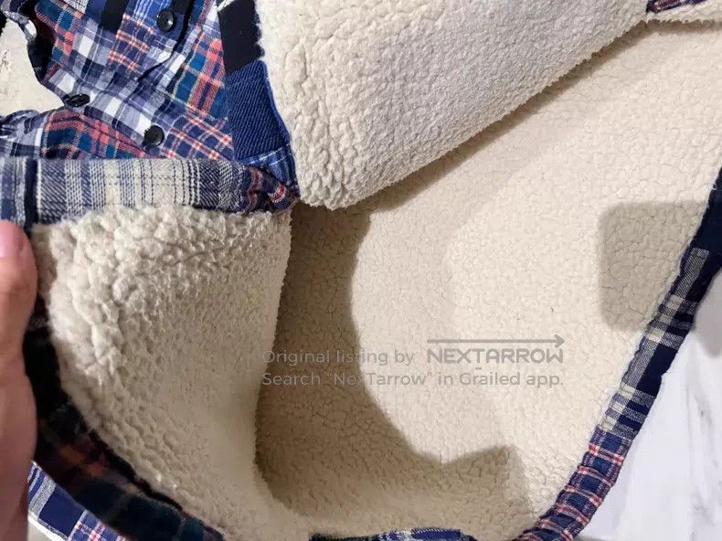 Greg Lauren Greg Lauren Patchwork Jacket with Mixed Fabrics Size US S / EU 44-46 / 1 - 6 Thumbnail